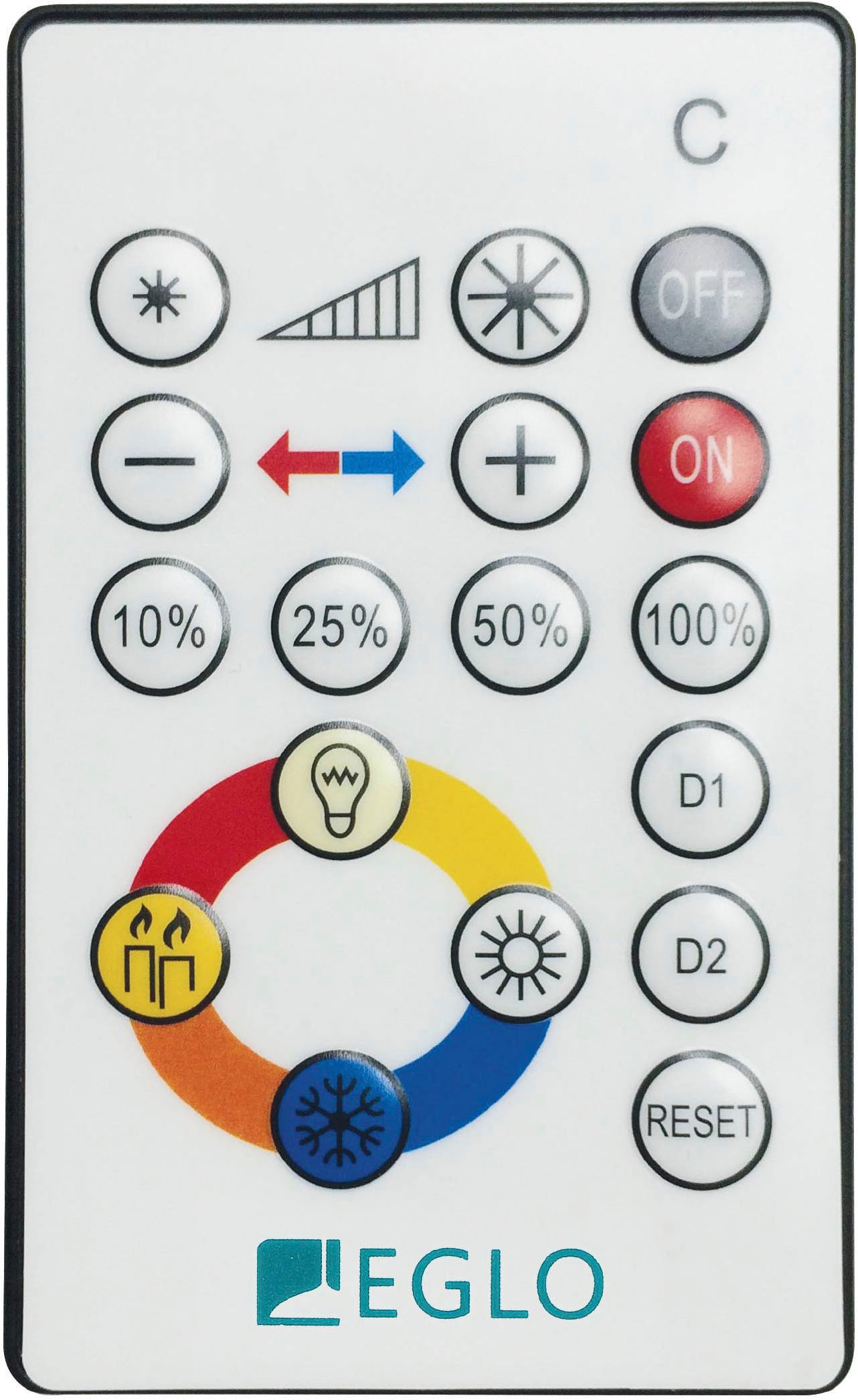 EGLO Deckenleuchte »Sileras Deckenlampe, Sternhimmel-Effekt, Stahl und Kunststoff, Lampe« LED-Modul 1 Stk. Kaltweiß | Neutralweiß | Warmweiß Wand-/Deckenleuchte - H8,5 x Ø45 cm - weiß - 20,5W inkl.