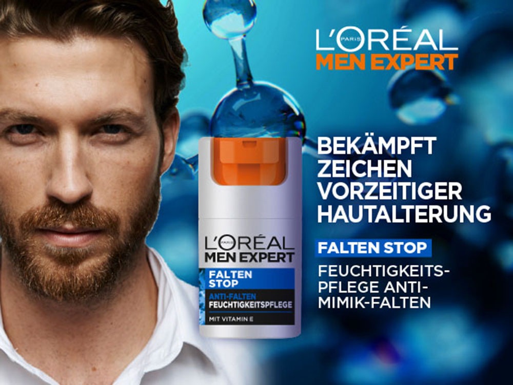 L'ORÉAL PARIS MEN EXPERT Feuchtigkeitscreme »Anti-Falten Feuchtigkeitspflege«, mit Vitamin E