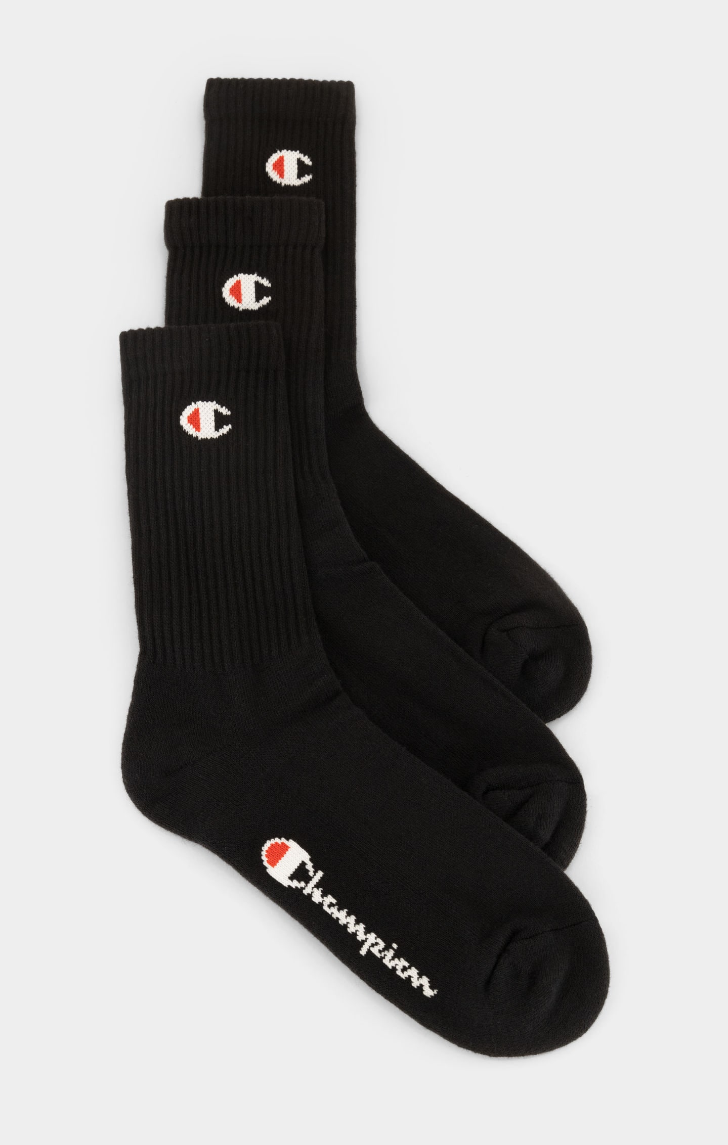 Champion Tennissocken »3 Pack Crew Socks« 3 Paar tlg. für sportive Aktivitäten, sportlicher Stil, elastische Passform