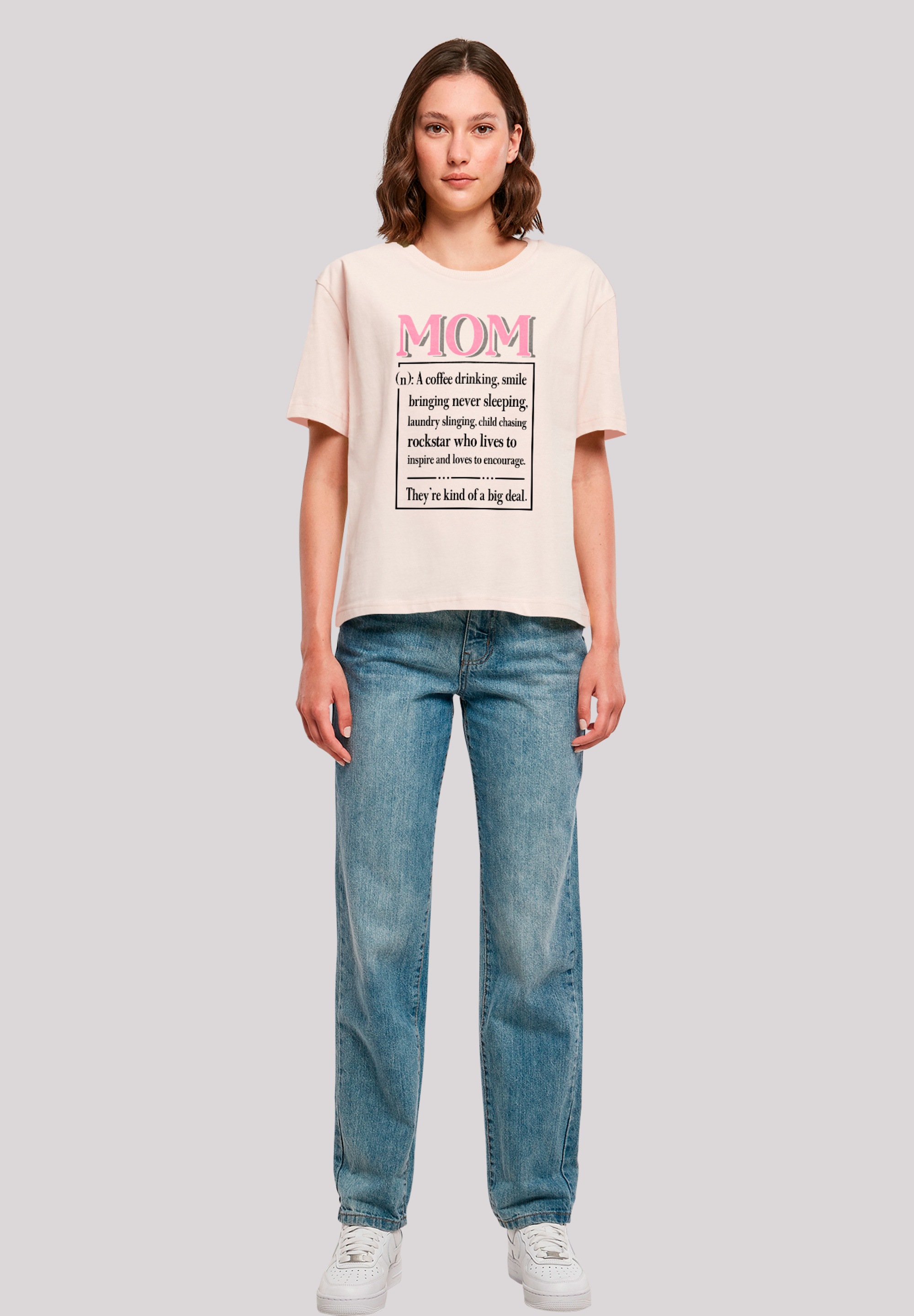 F4NT4STIC T-Shirt »Muttertag Pink Unconditional Love Family«, Premium Qualität