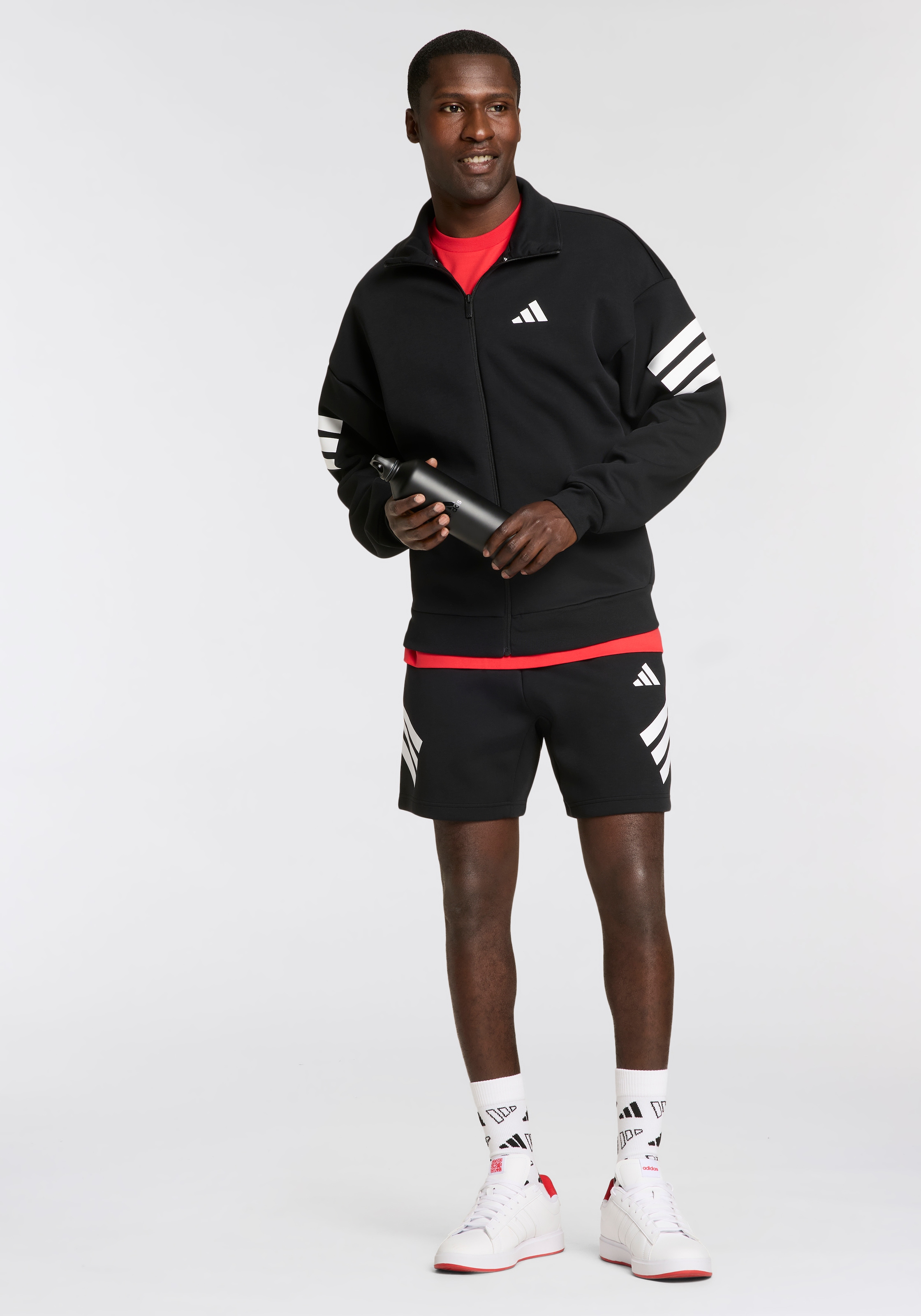 adidas Sportswear Rollkragenpullover »M FI 3S TT«, (1 tlg.)
