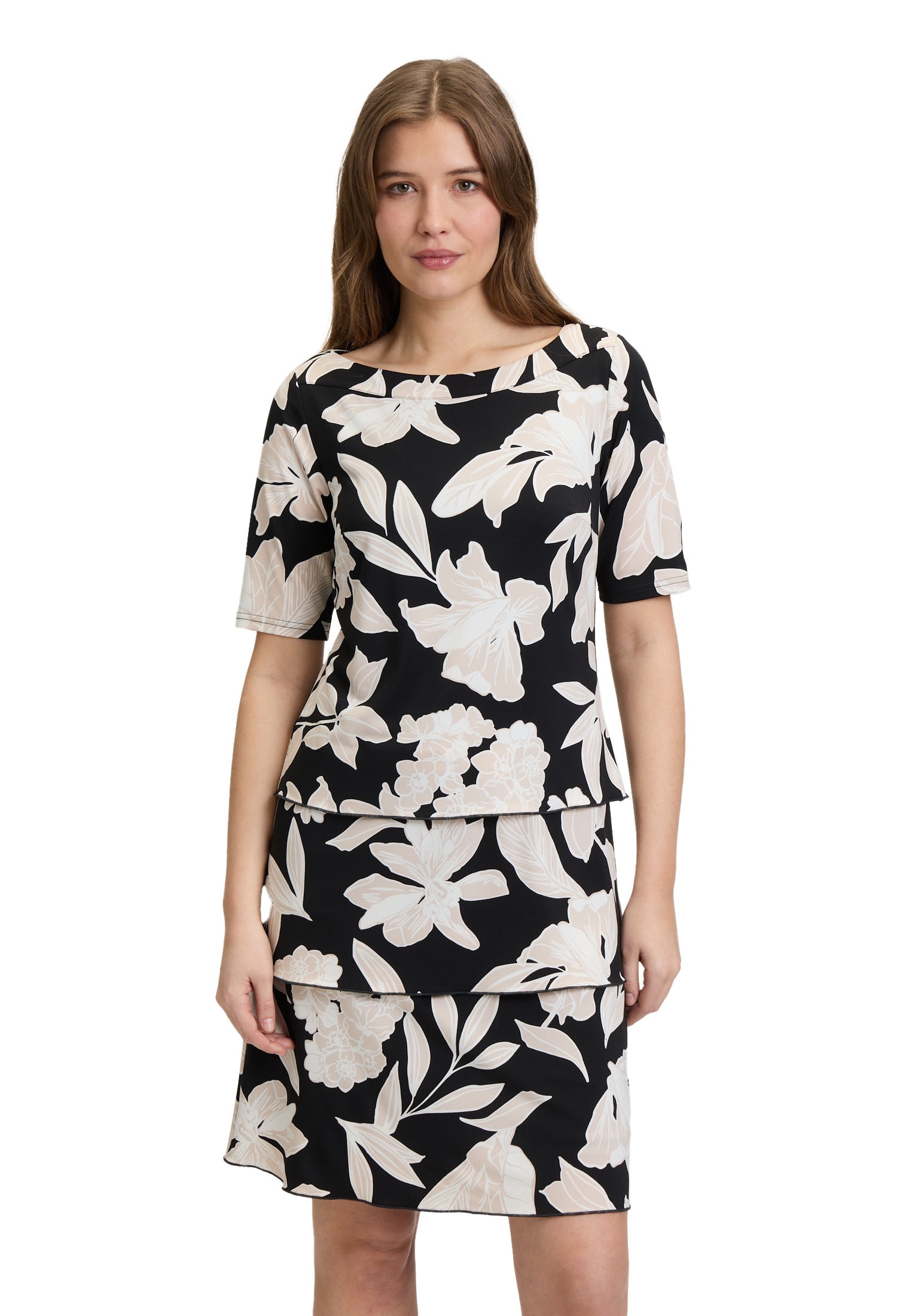 Betty Barclay Sommerkleid "Betty Barclay Damen Stufenkleid kurzarm", Druck günstig online kaufen