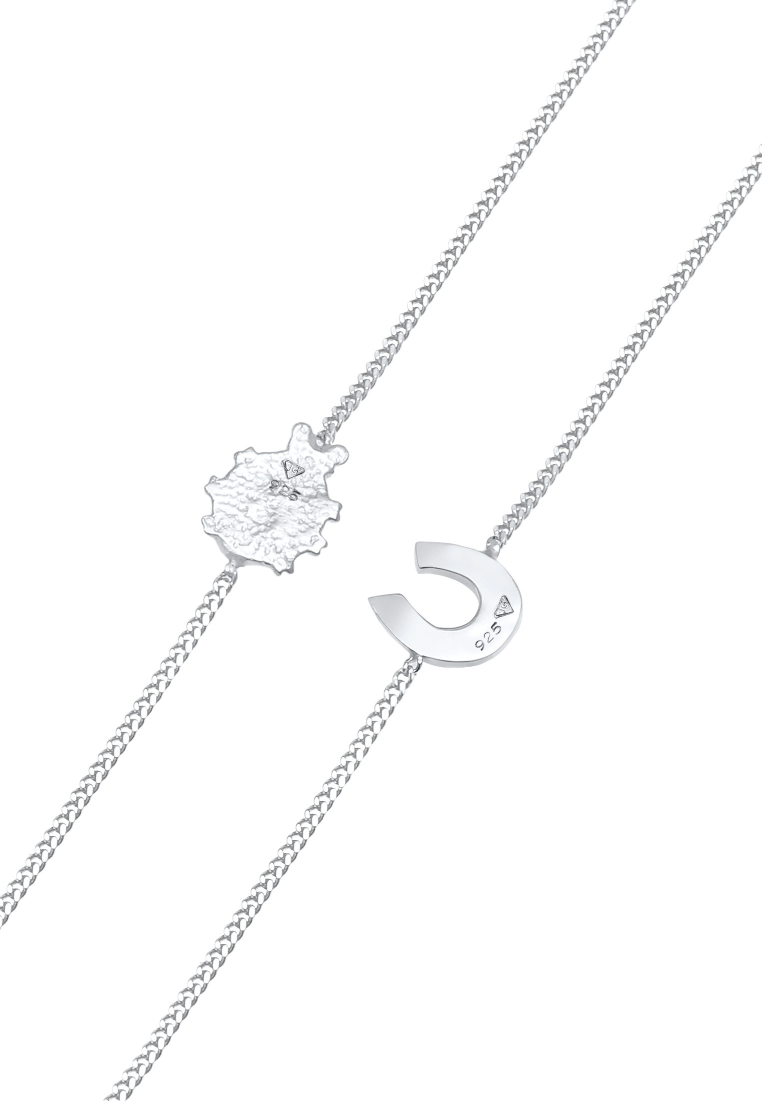 Elli Armband Set »Kinder Marienkäfer Hufeisen Glück (2 tlg) 925 Sterling Silber«