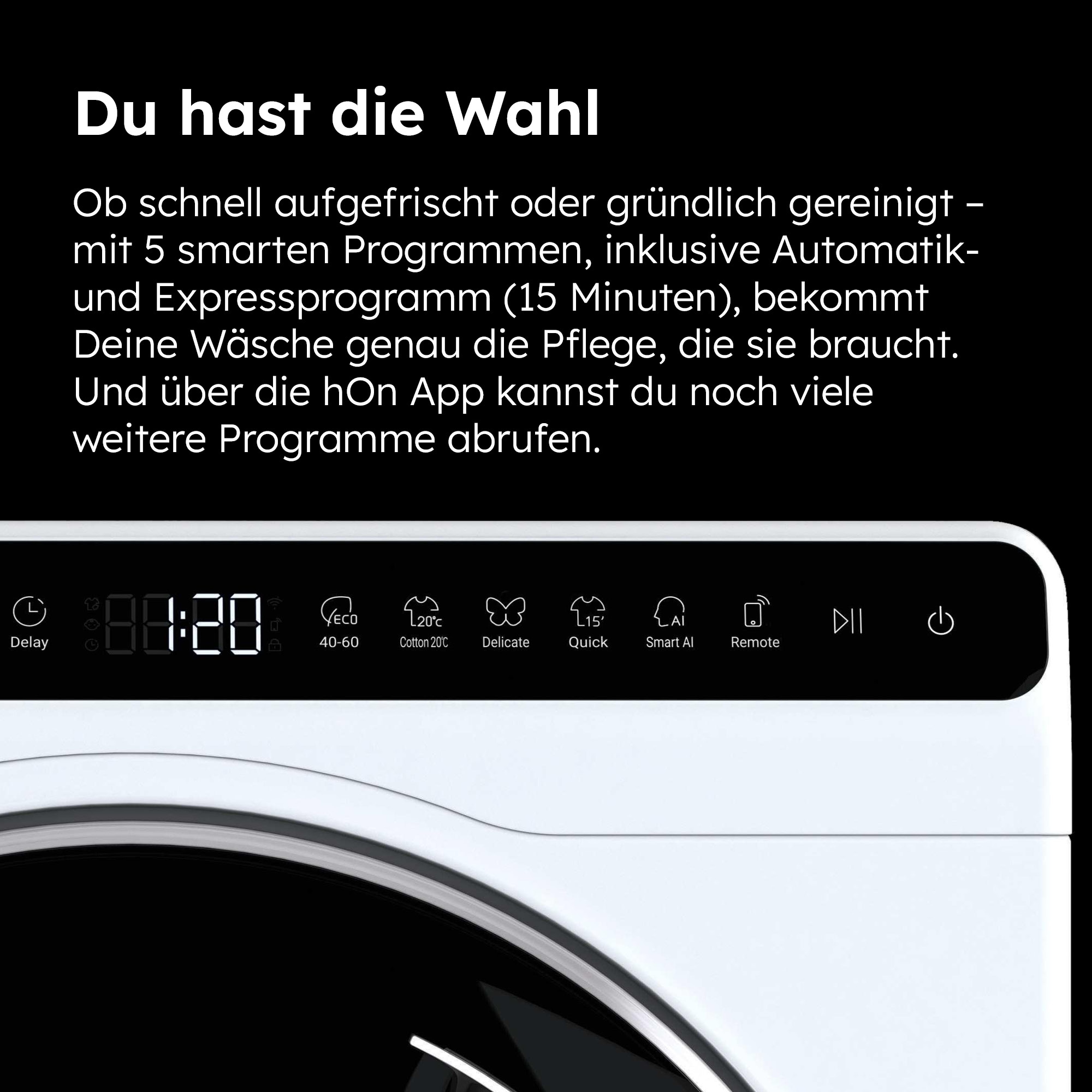 Haier Mini-Waschmaschine »HW50-BP12307U1-S« 5 kg 1200 U/min besonders kompakte Maße (70 cm Höhe, 51 cm Breite)