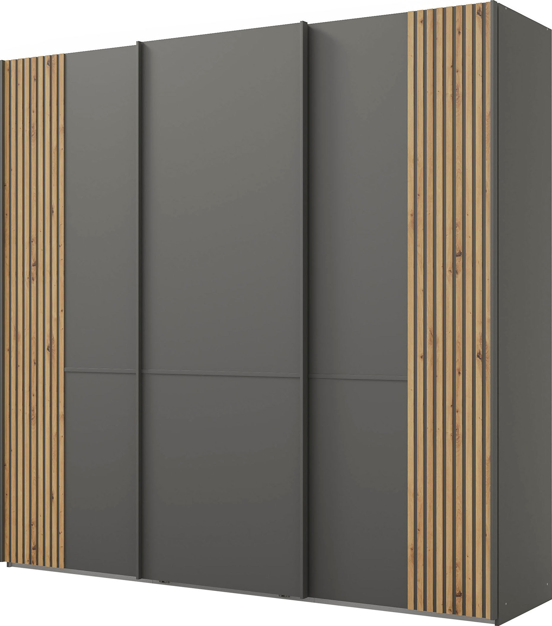Musterring Schwebetürenschrank "Isabelle" Türen mit Lamellenoptik, verschiedene Größen und Farben, Höhe 236cm