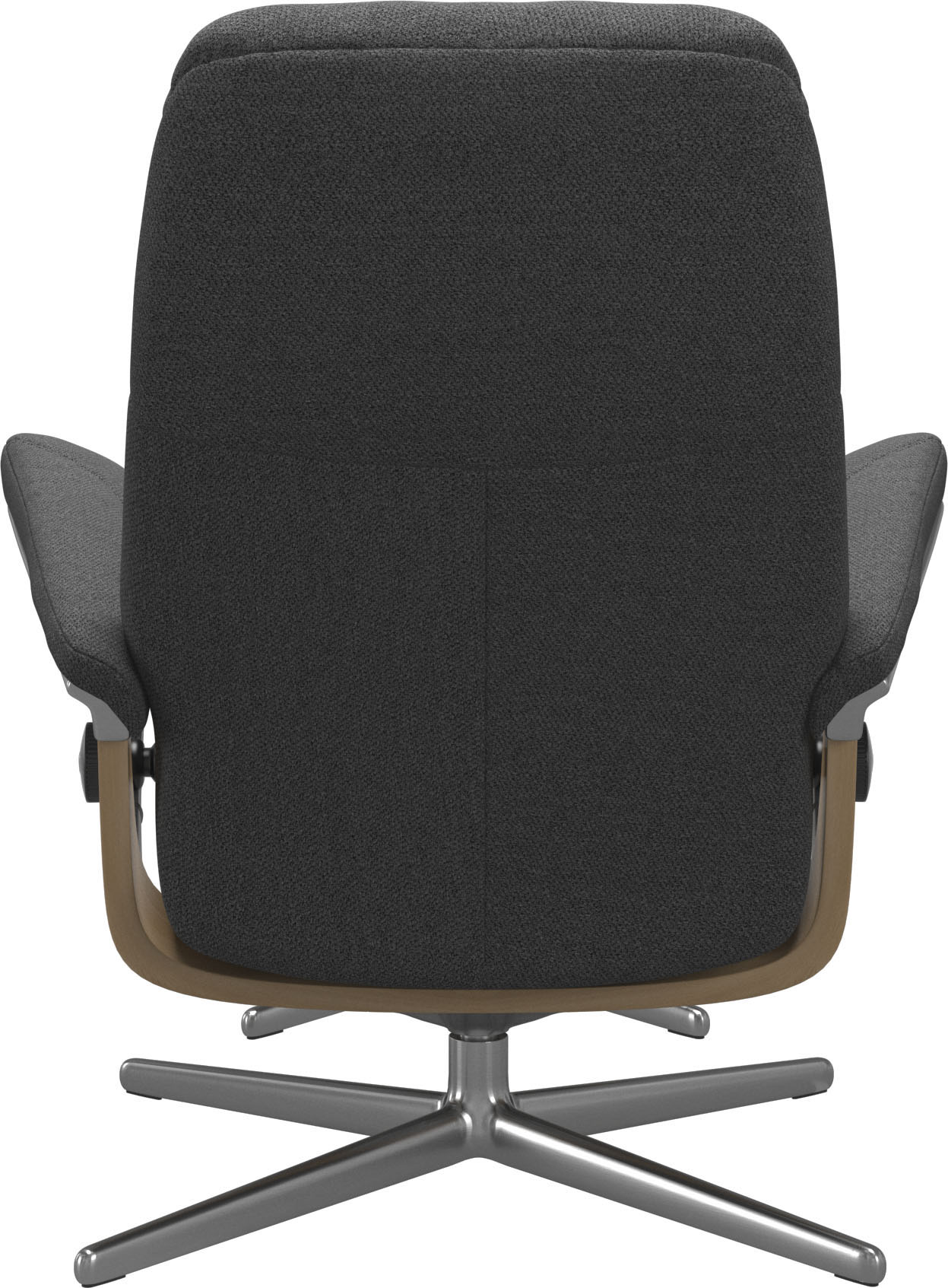 Thumbnail - Stressless Relaxsessel "Consul", (Set, Relaxsessel mit Hocker), mit Hocker, mit Cross Base, Größe S, M & L, Holzakzent E...