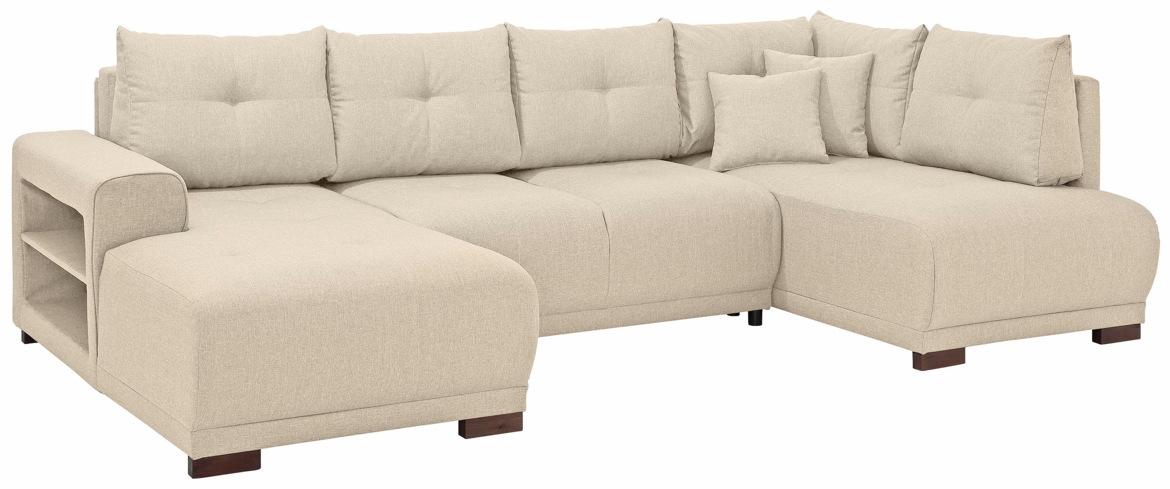 Sofa »Viborg U-Form« su Lentyna in der porankiai patogi su miegojimo funkcija
