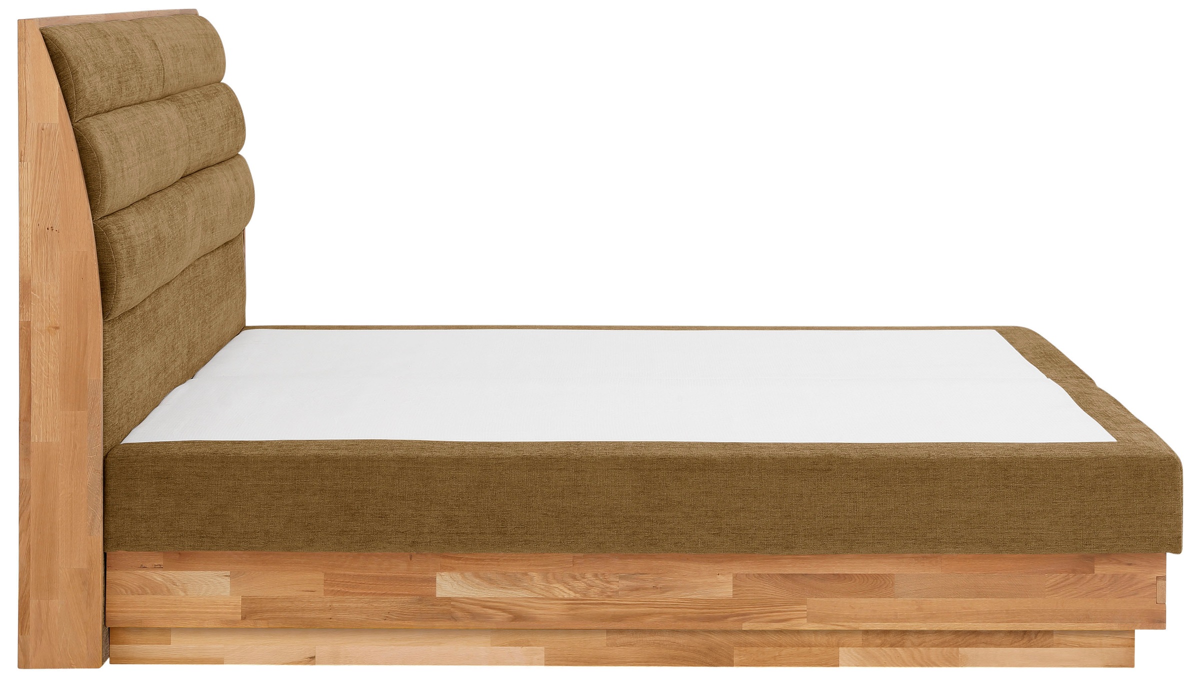 OTTO products Boxspringbett »Jenna«, ohne LED-Beleuchtung, mit zertifizierten, recycelten Bezugsstoffen