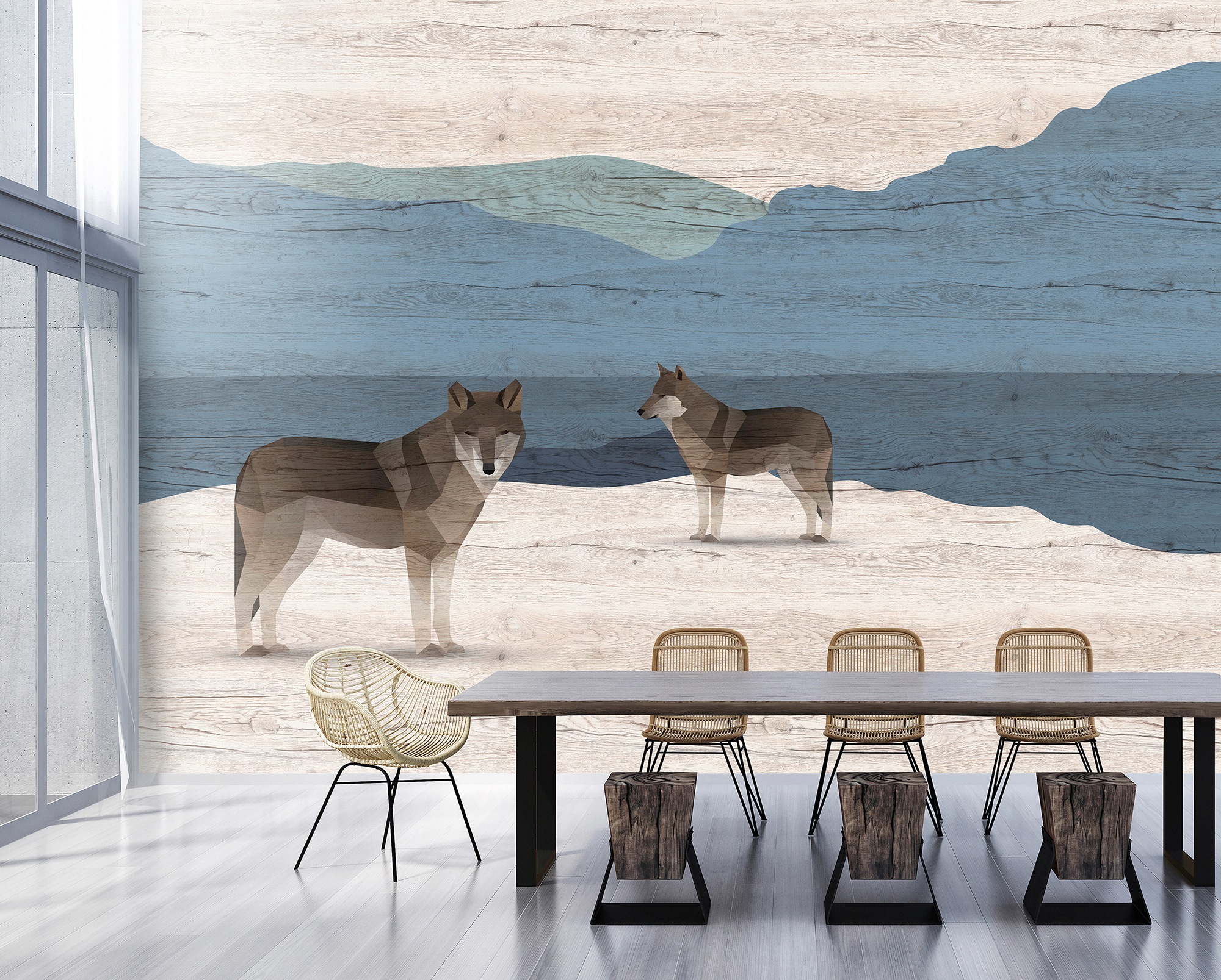 living walls Fototapete »Walls by Patel Yukon«, Vlies, Wand