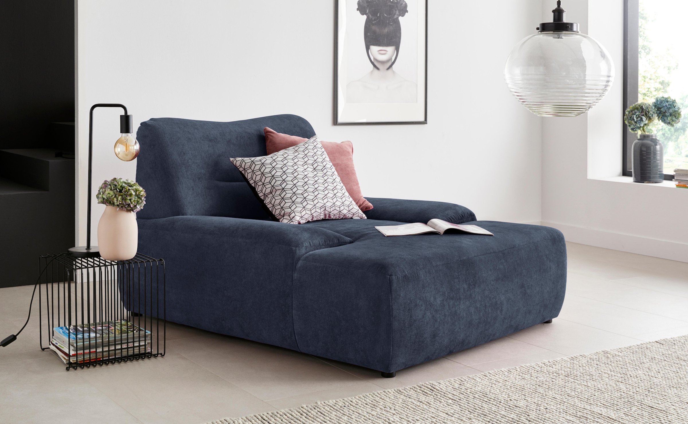 DOMO collection Loveseat »Cesena Designsessel zum Kuscheln, komfortabel zum Relaxen«, bequem und stylish, frei im Raum stellbar