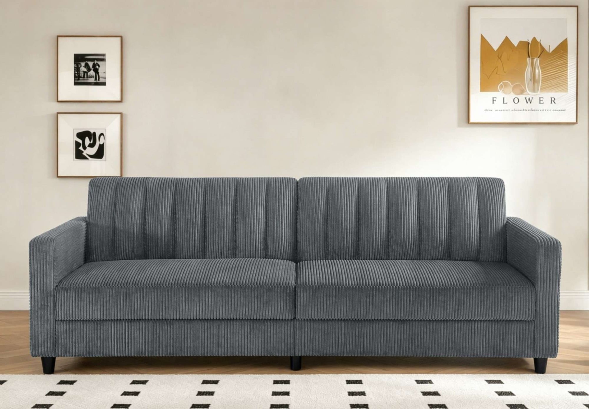 Dorel Home 3-Sitzer »Celine« Rückenlehne 2-teilig und 3-fach verstellbar, Sitzhöhe 43 cm