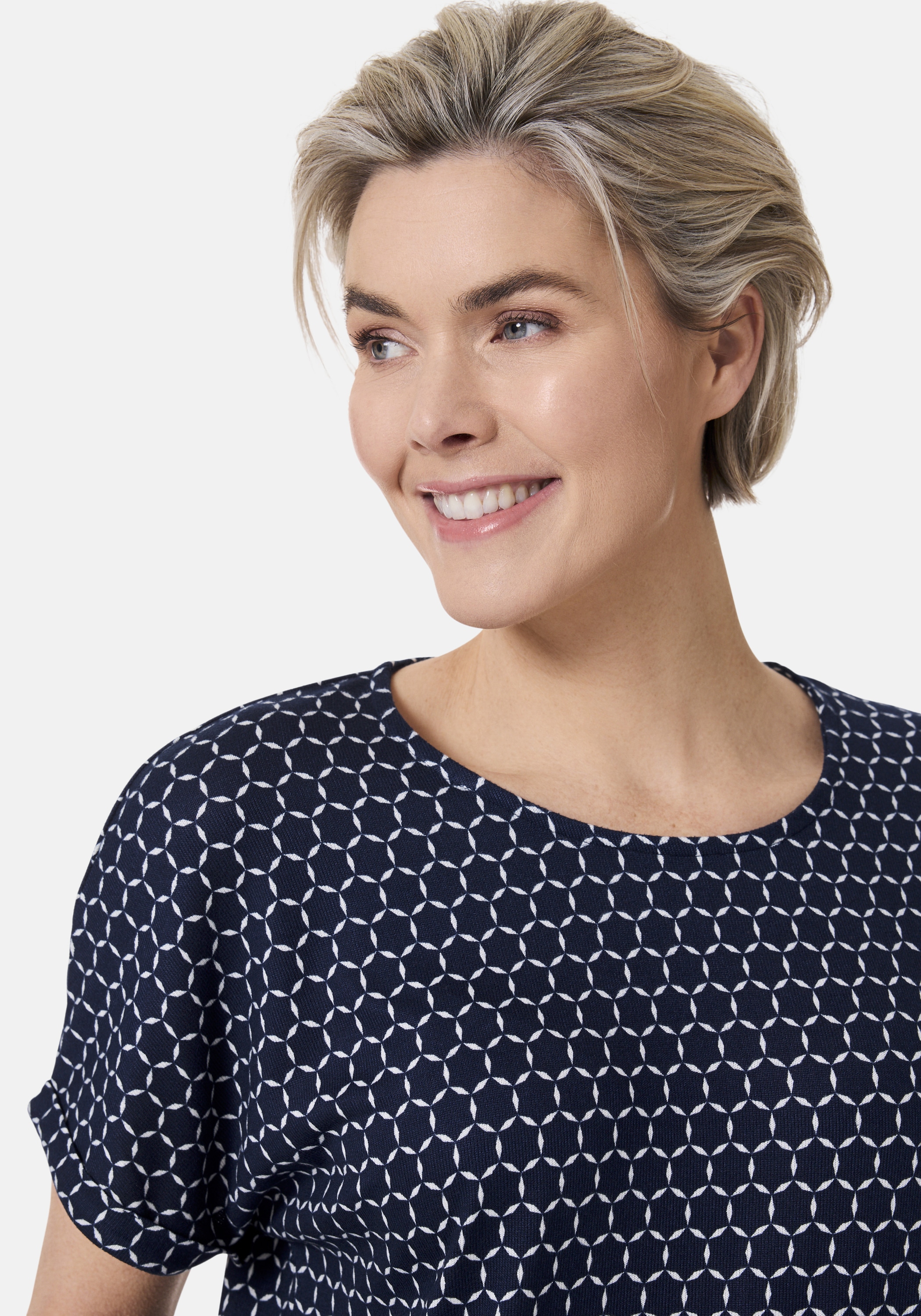 STOOKER WOMEN Kurzarmshirt »CLEA Print T-Shirt«, Regular Fit T-Shirt Spitzen- Shirt für Damen
