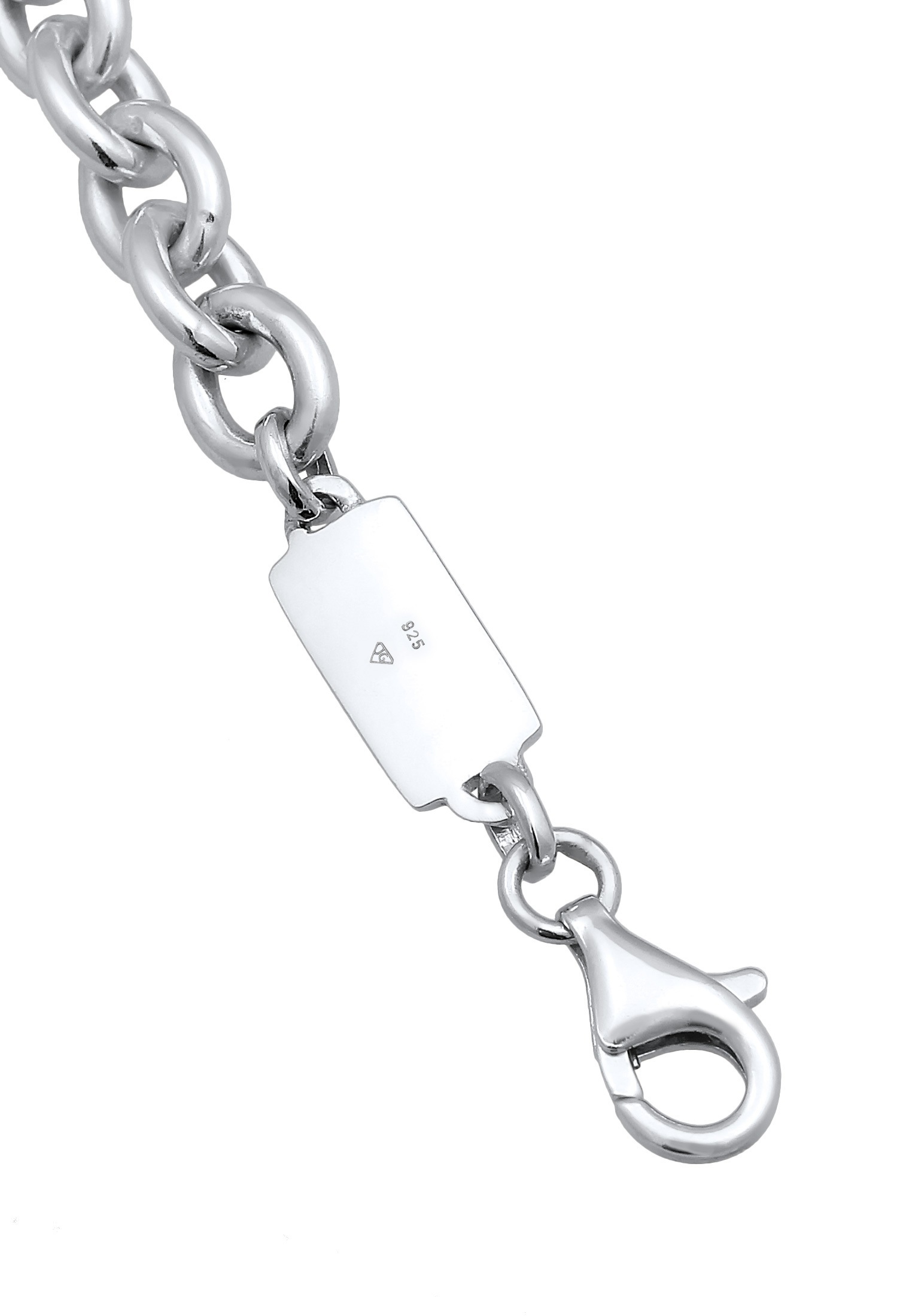 KUZZOI Rundanker Bracelet Silver 21cm 2