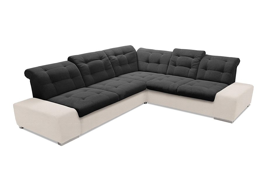 sit&more Ecksofa "Pale L-Form", inklusive Kopfteilverstellung, wahlweise mit Bettfunktion