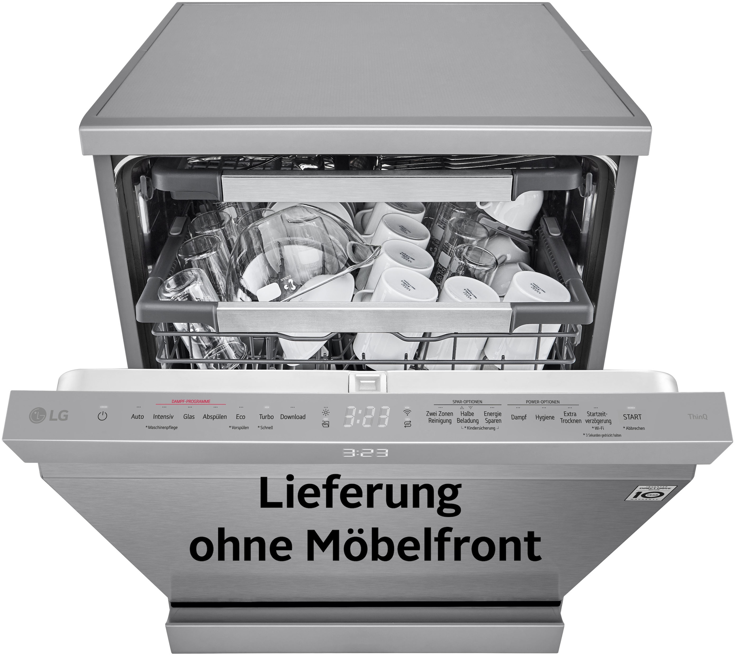 LG vollintegrierbarer Geschirrspüler »DB597TXS« 14 tlg. Maßgedecke