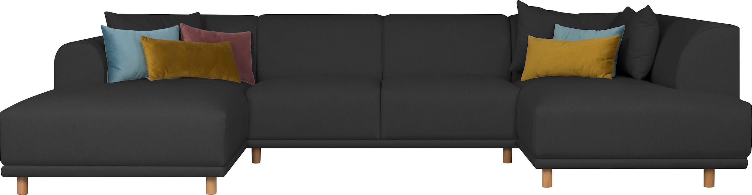 OTTO home Wohnlandschaft "Maroon U-Form" in skandinavischem Design, mit los günstig online kaufen