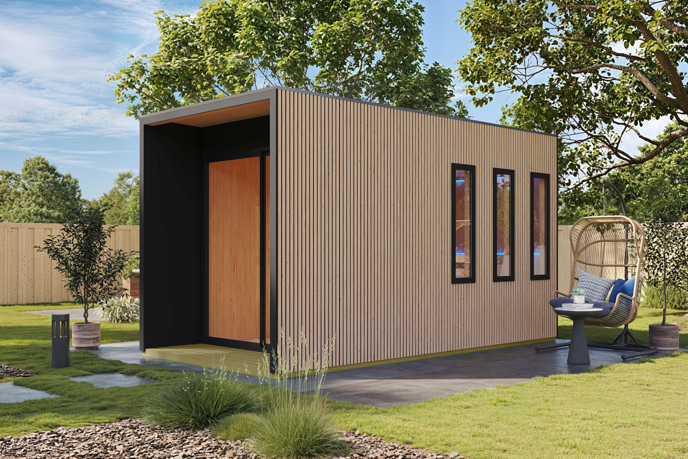 Karibu Saunahaus »Matheo« verschiedene Varianten