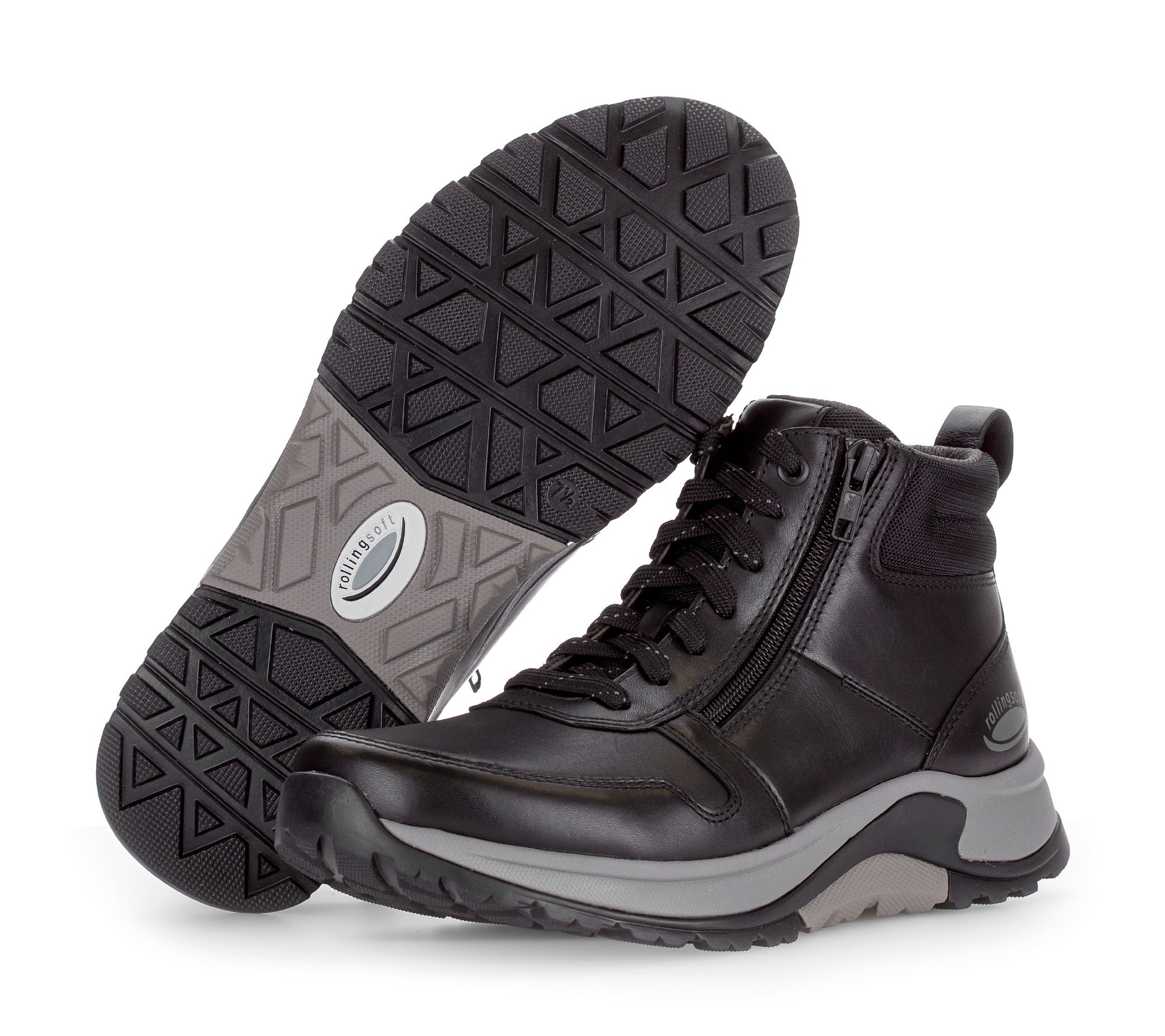 Gabor Rollingsoft Sneaker, Schnürboots, Komfortschuh in Bequemweite G (= we günstig online kaufen