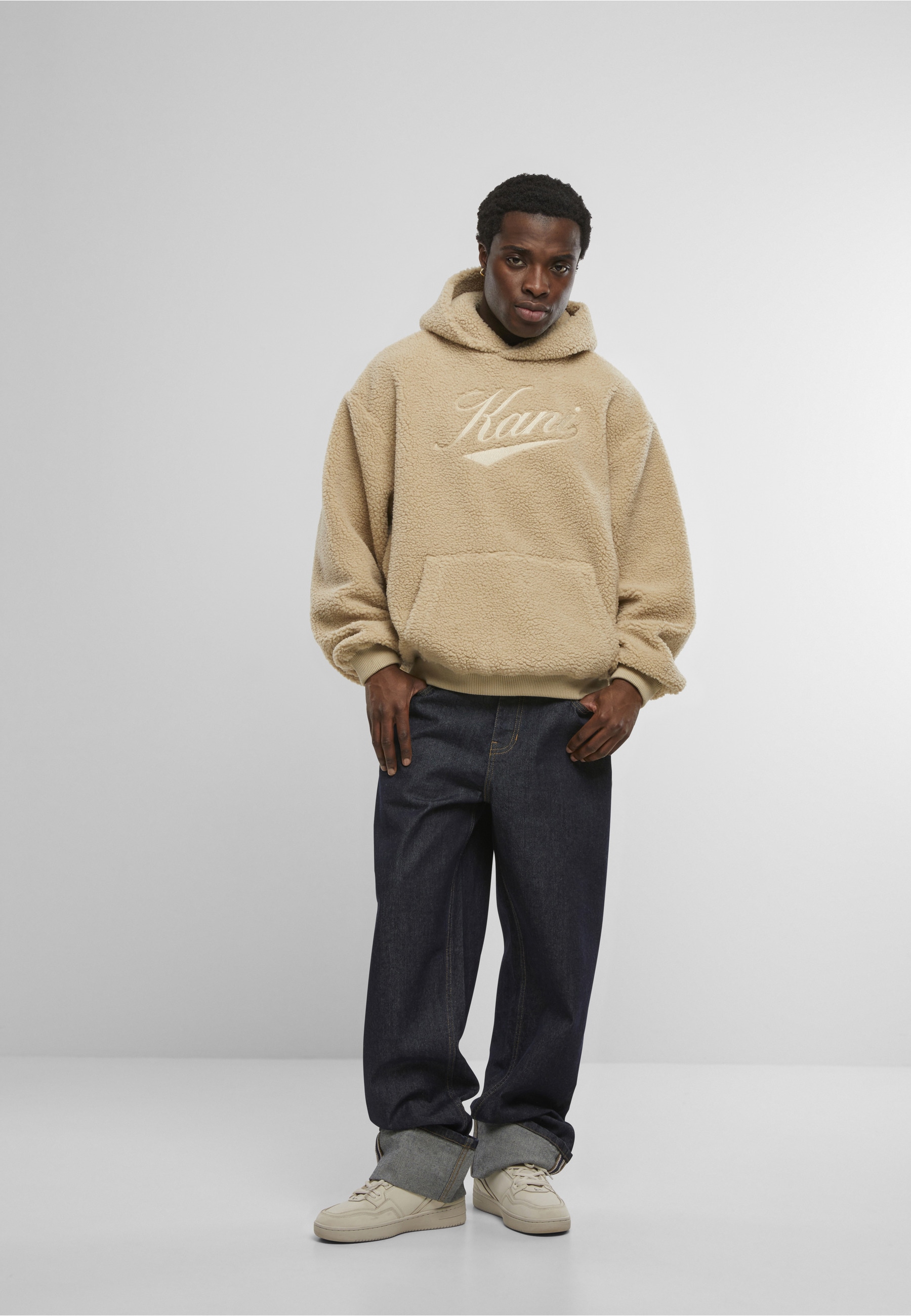 Karl Kani Kapuzenpullover »Karl Kani Cursive Varsity Teddy Os Hoodie« 1