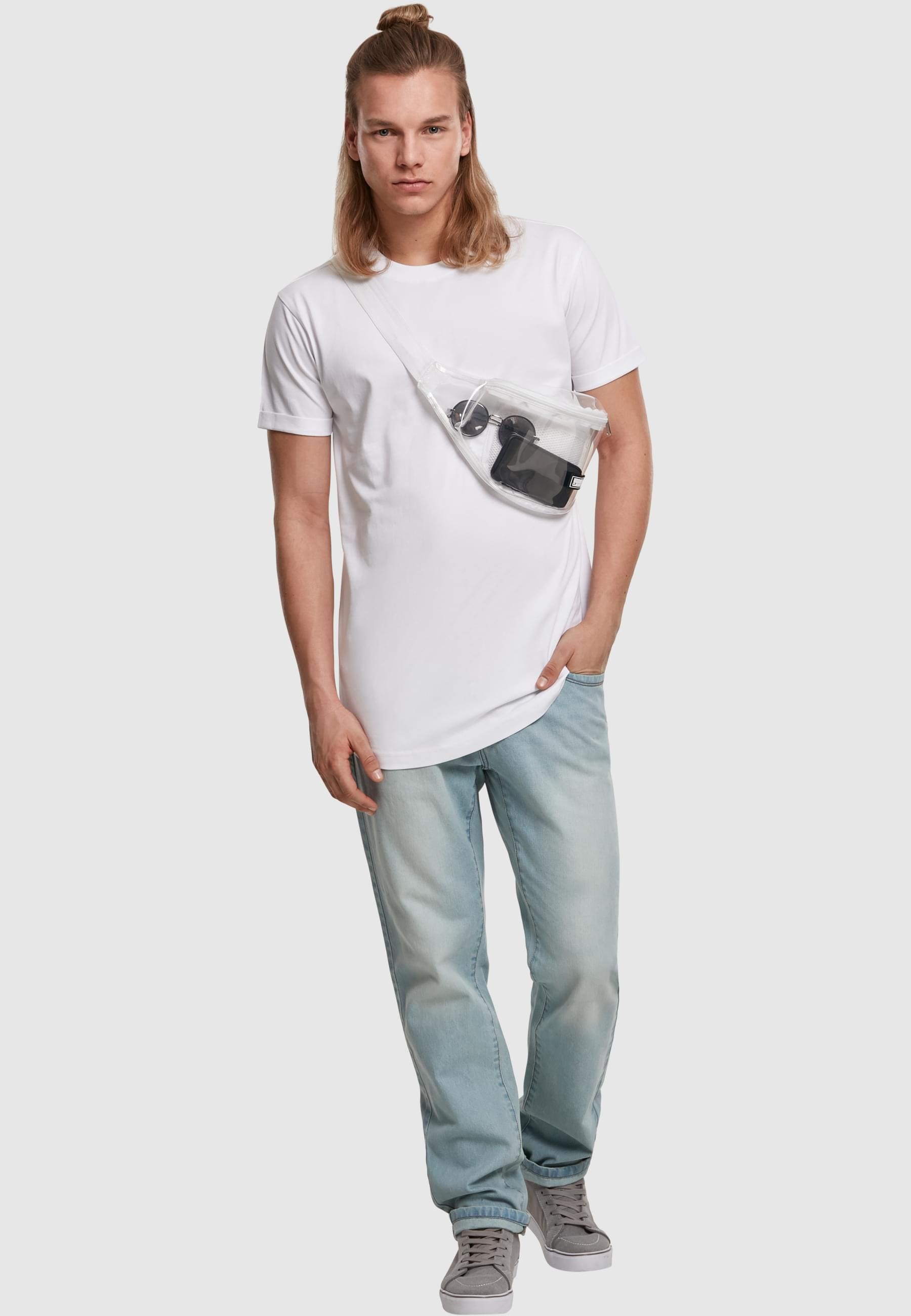 URBAN CLASSICS T-Shirt »Urban Classics Herren Short Shaped Turn Up Tee«, (1 tlg.)
