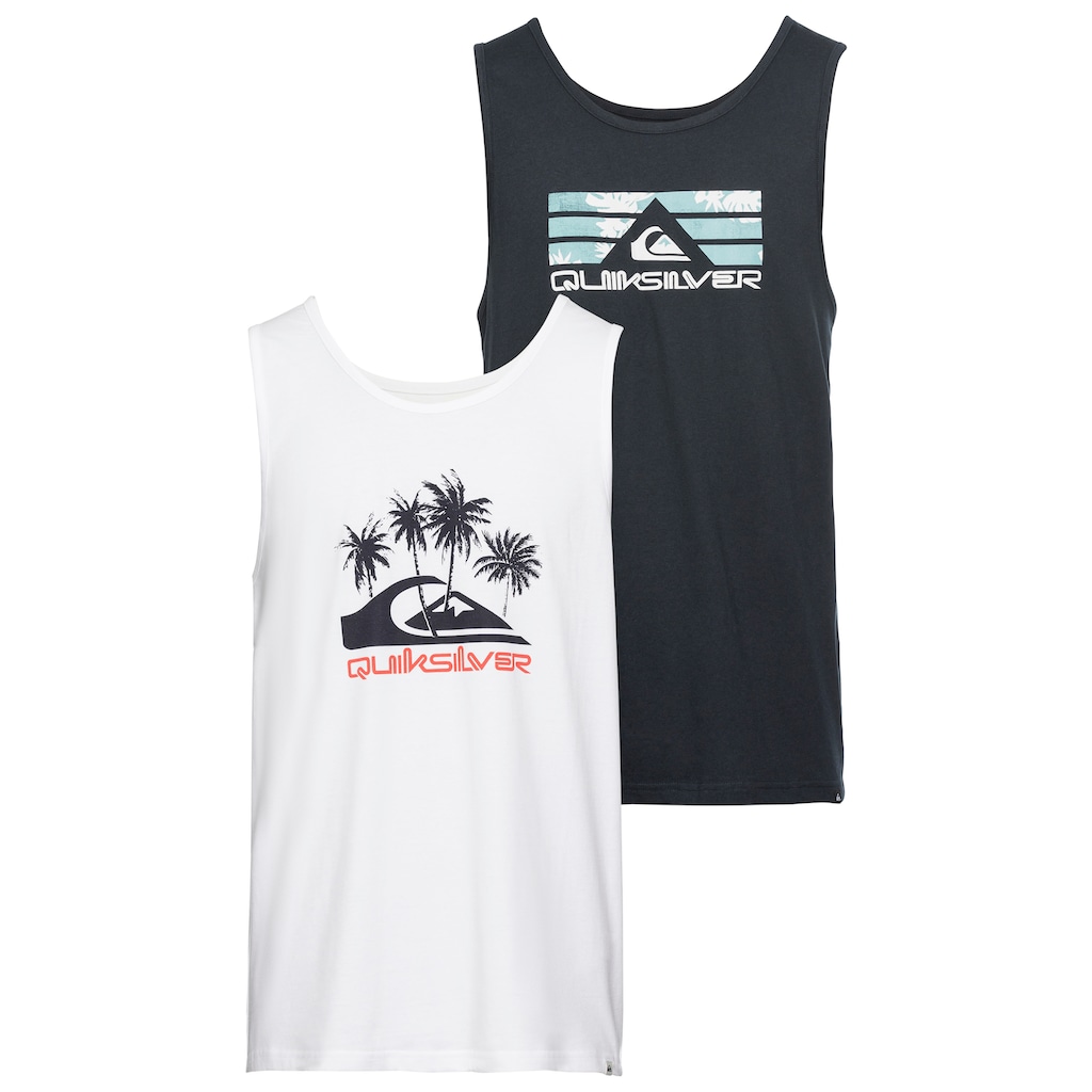 Quiksilver Tanktop, (Packung, 2 tlg., 2er-Pack)