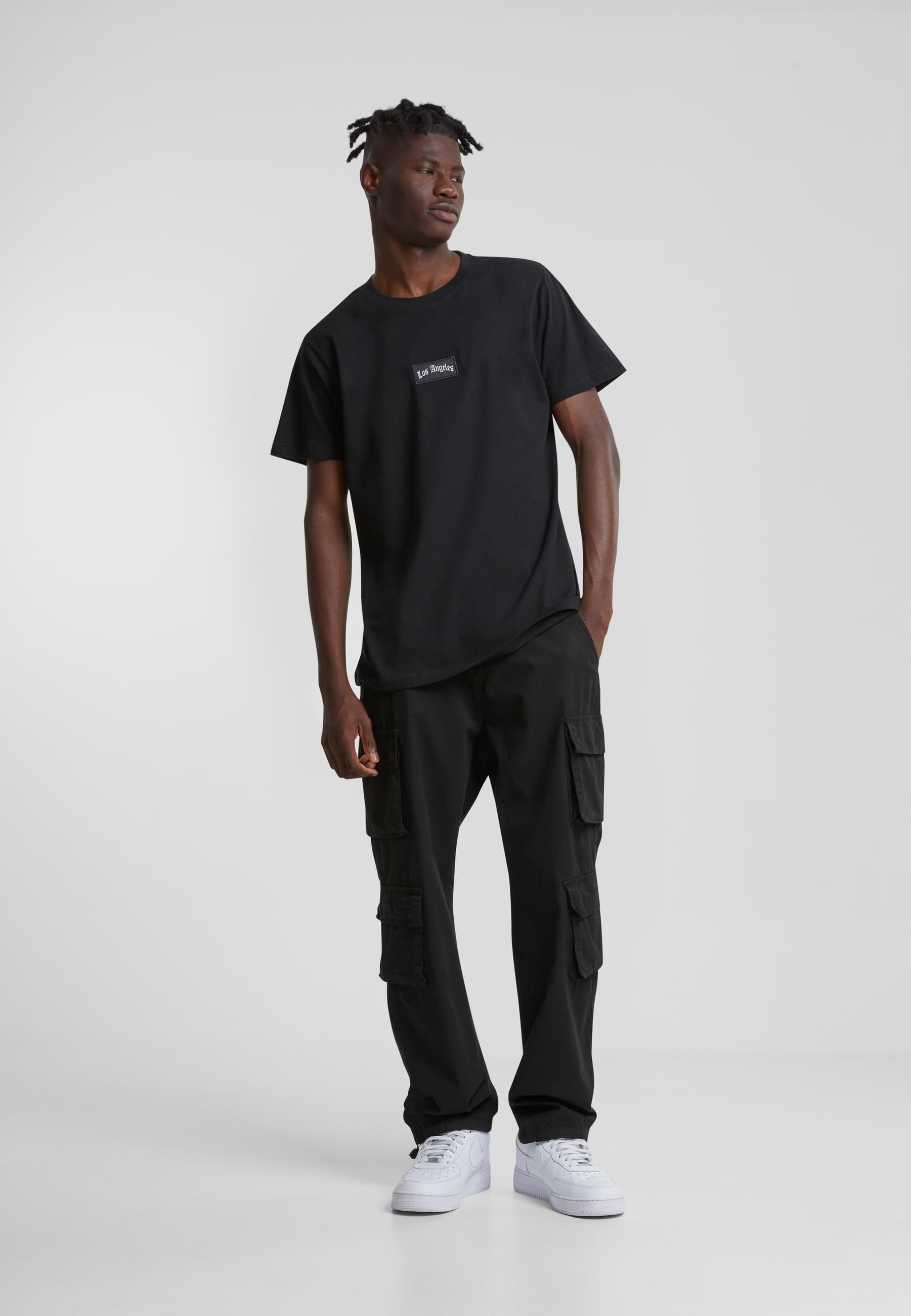 MisterTee T-Shirt »MisterTee LA Sketch Patch Tee«, (1 tlg.)