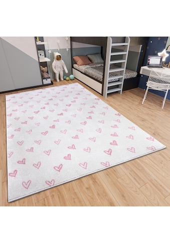 HANSE Home Kinderteppich »Adventures Hearts« rech...