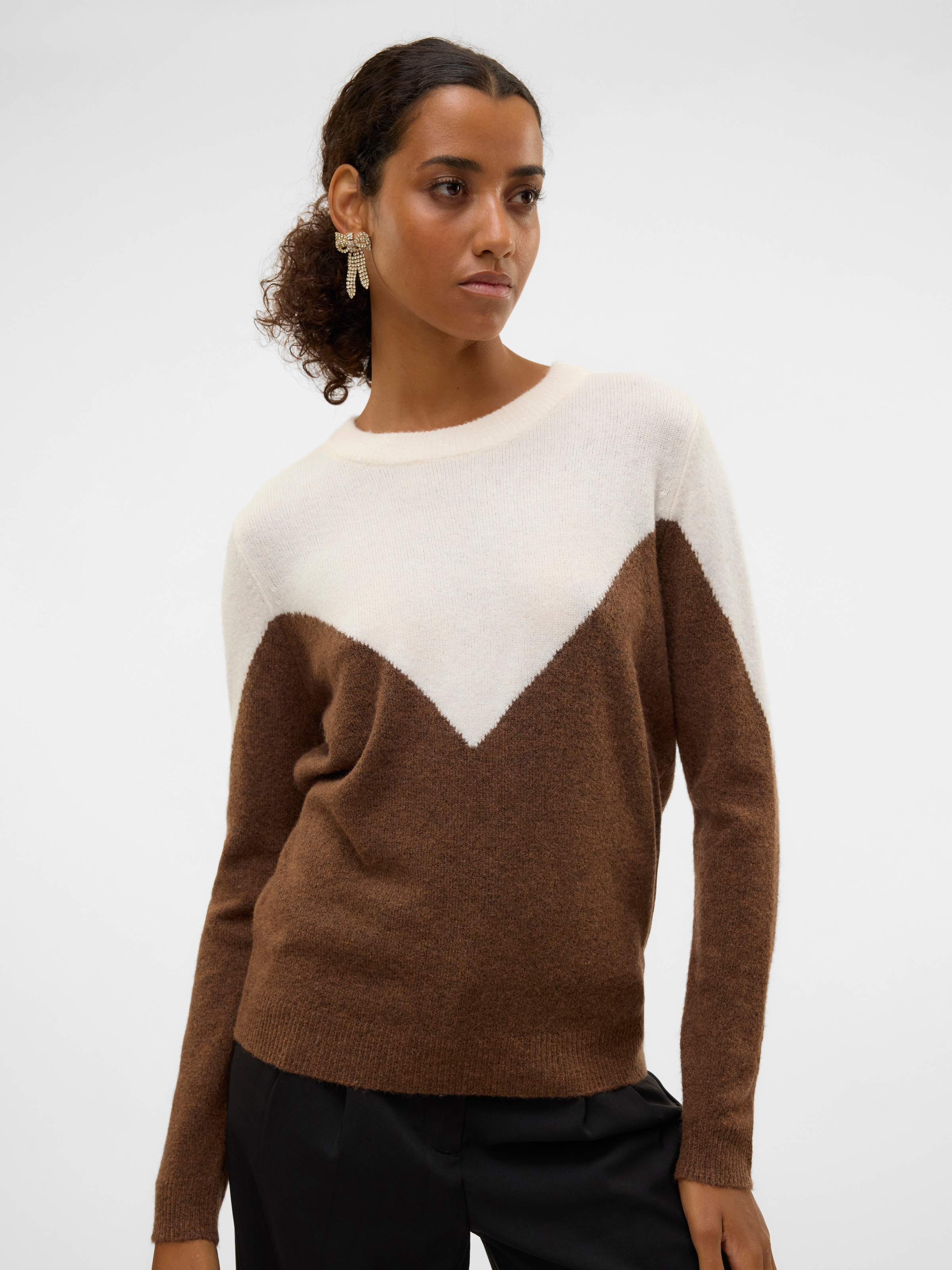 Vero Moda Strickpullover VMPLAZA (1-tlg) Plain/ohne Details günstig online kaufen