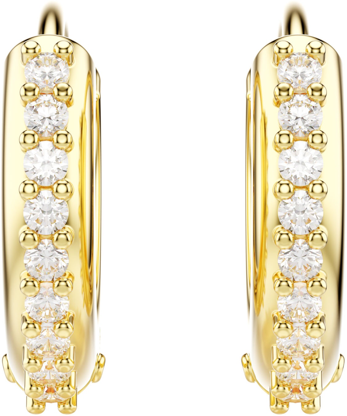 Swarovski Paar Creolen »Schmuck Geschenk Matrix Ohrringe, 5690669, 5690670, 5697228«, mit Swarovski® Zirkonia (synth.)