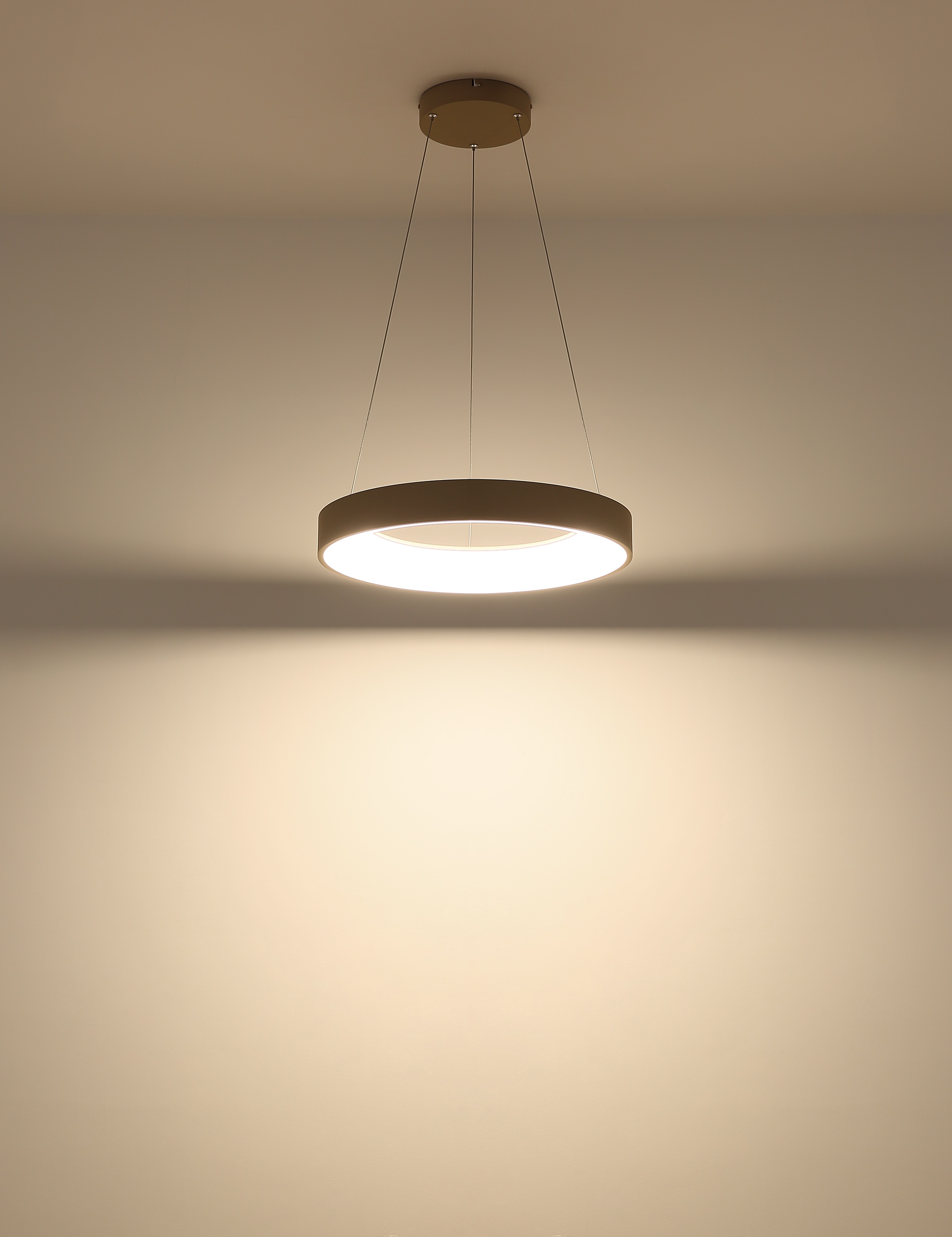 GLOBO LIGHTING Hängeleuchte »GALLEGOS« LED-Modul 1 Stk. LED Hängeleuchte für Esszimmer sandfarben
