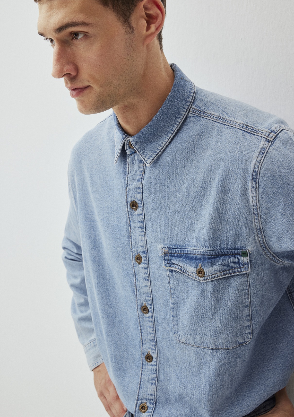 Mavi Jeanshemd »TYLER«, Hemd Denim