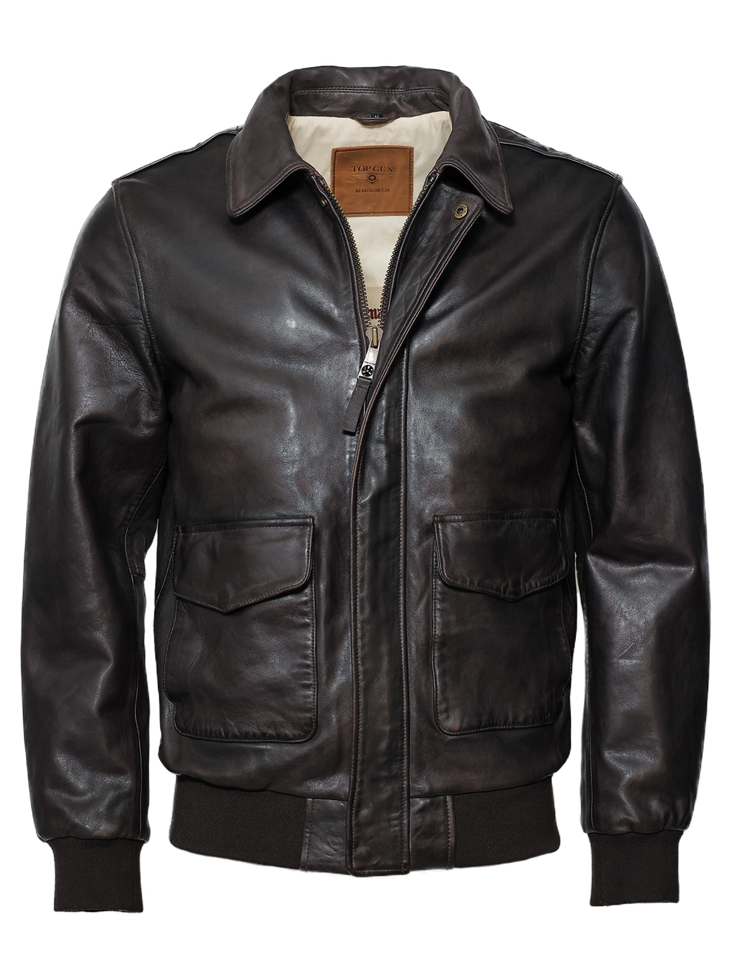 TOP GUN Lederjacke "TG2023003"