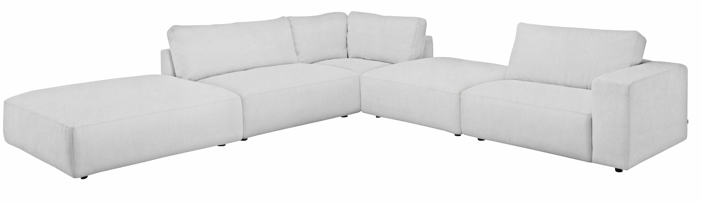 Musterring Lucia L-Shape Corner Sofa stone Bax 5
