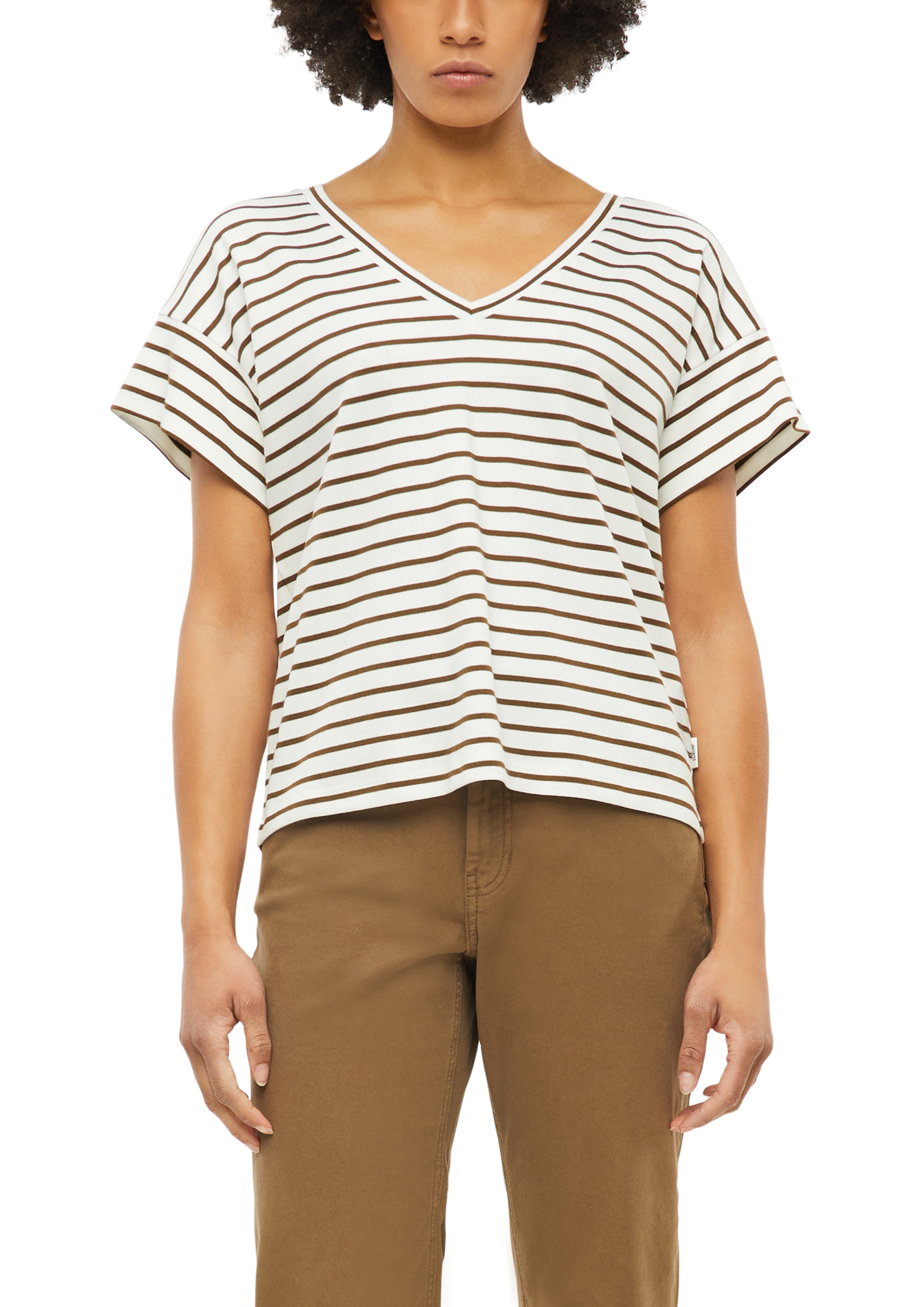 s.Oliver Kurzarmshirt Sommershirt in Streifen-Optik