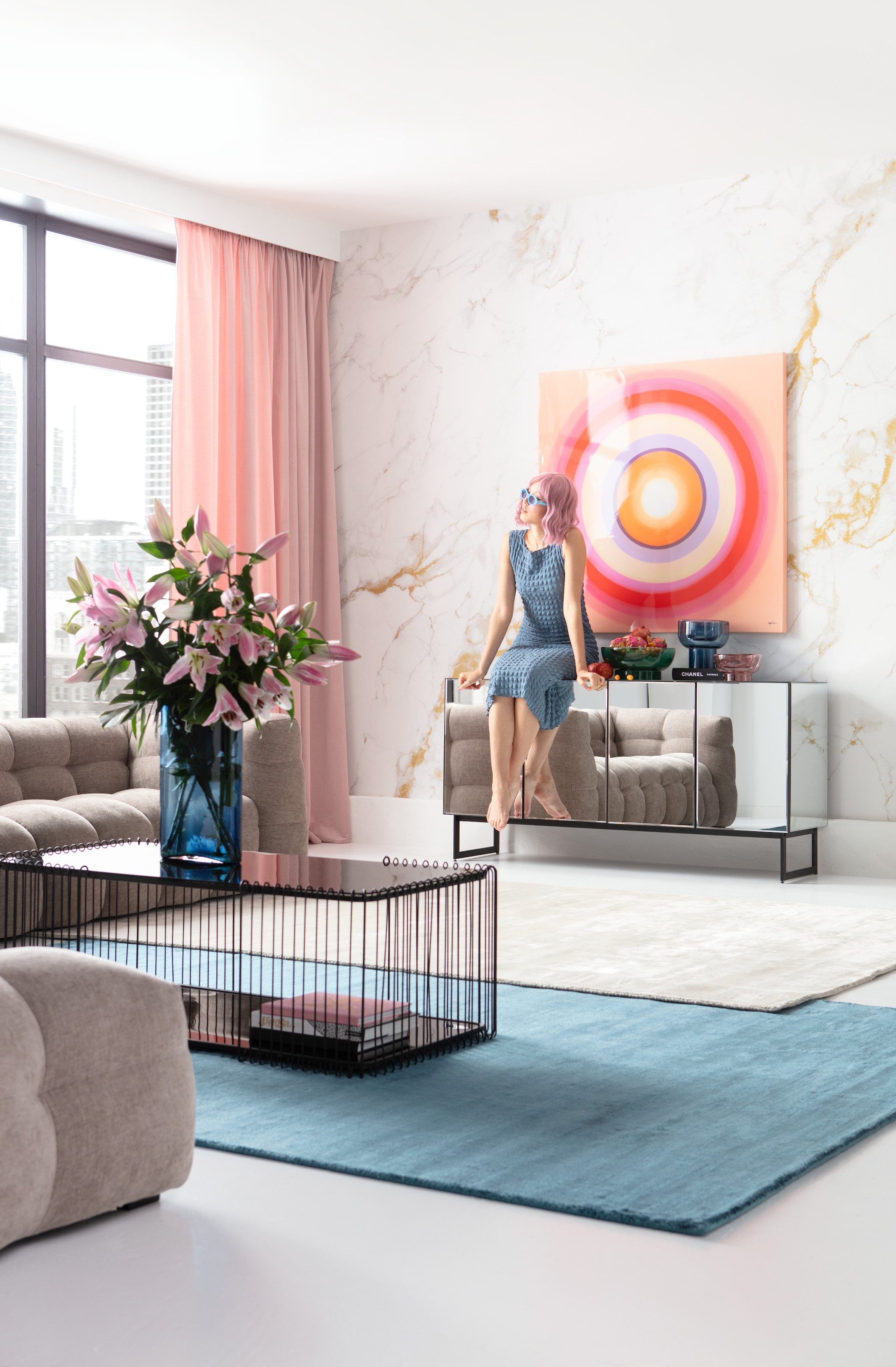 Kare Design Leinwandbild »Leinwandbild Tendency Blush«