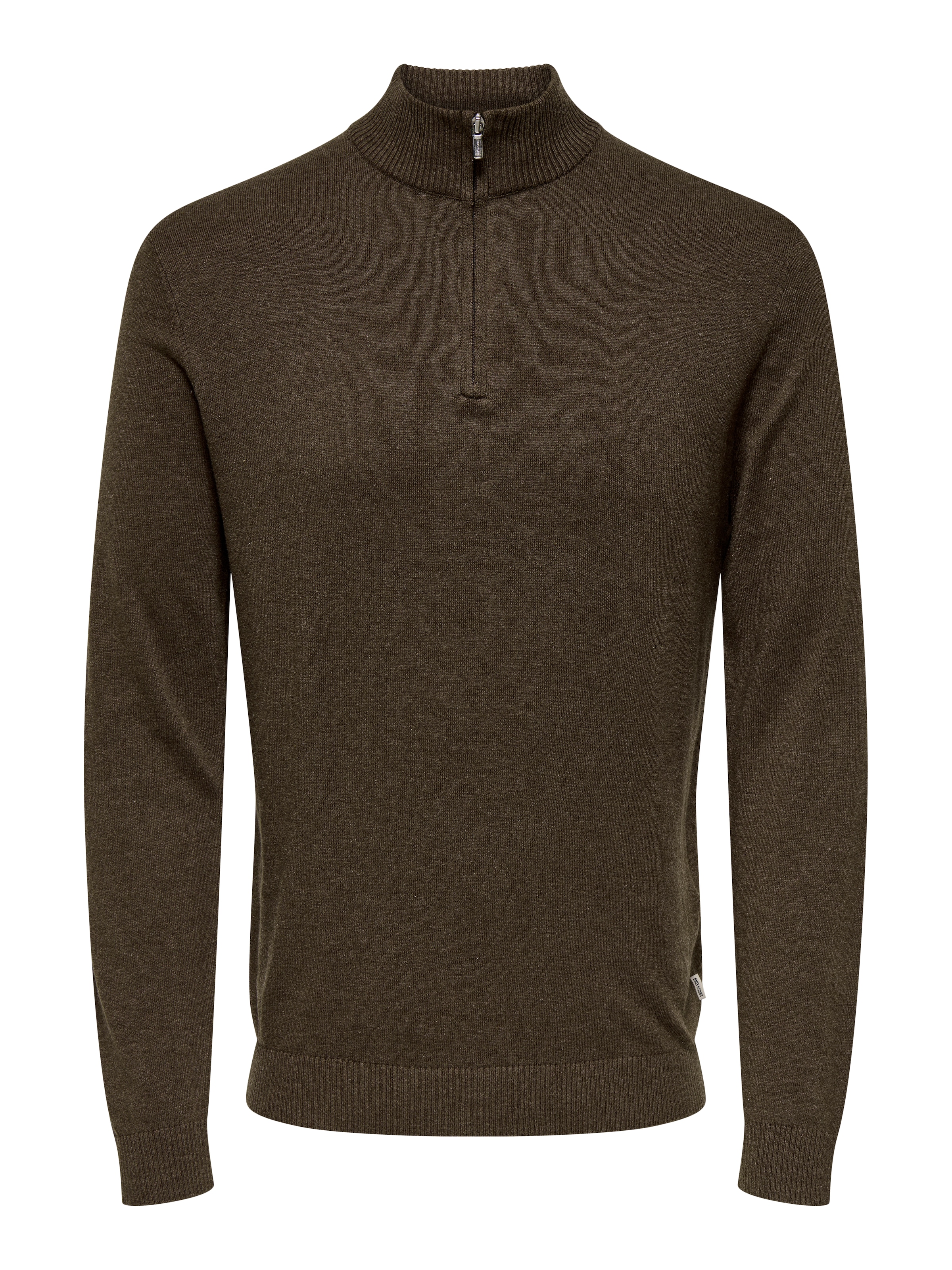 ONLY & SONS Troyer "ONSLOUI REG 12 MEL HALF ZIP KNIT NOOS" günstig online kaufen