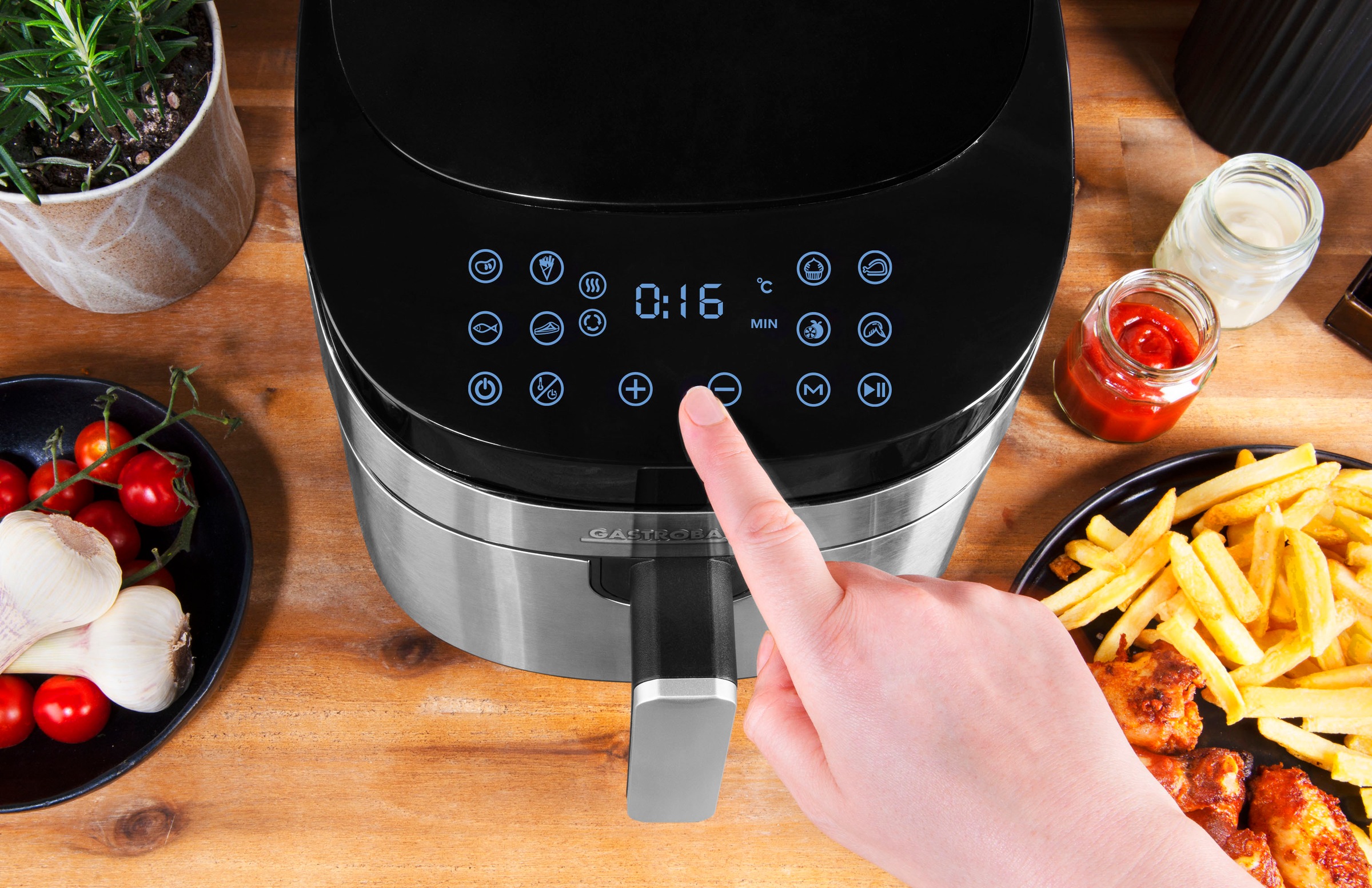 Gastroback Heißluftfritteuse »42583 Design Air Pro XXL«, 1800 W