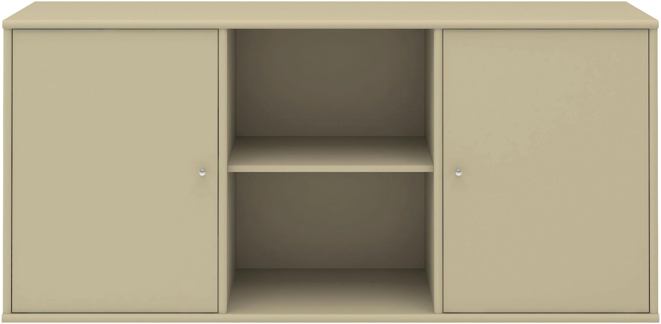 Hammel Furniture Sideboard »Mistral, Hochwertig Schrank, hängend/stehend montierbar«, mit zwei Türen, B: 133 cm, anpassungsbar Designmöbel