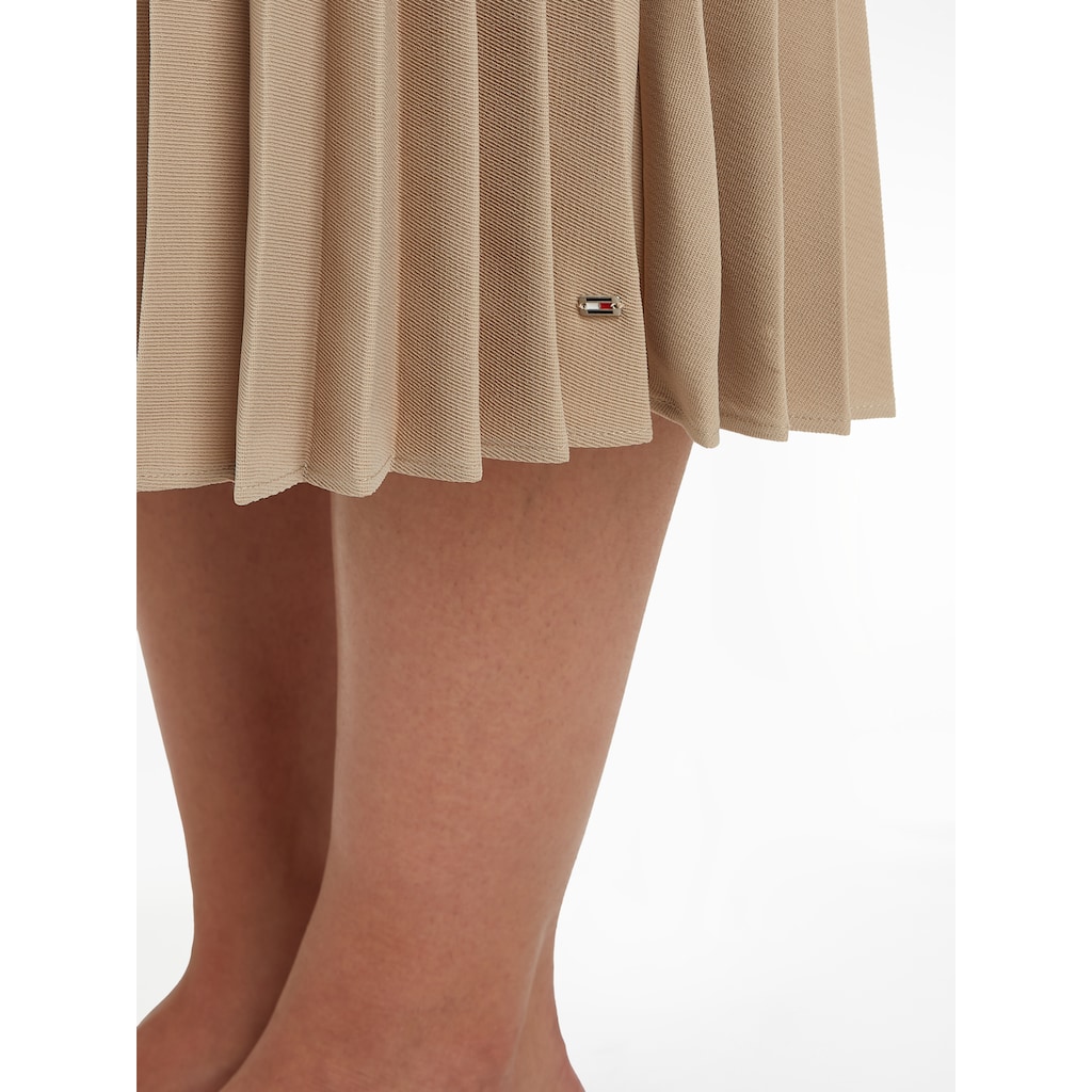 Tommy Hilfiger Plisseerock »FLUID TWILL PLEATED MIDI SKIRT«