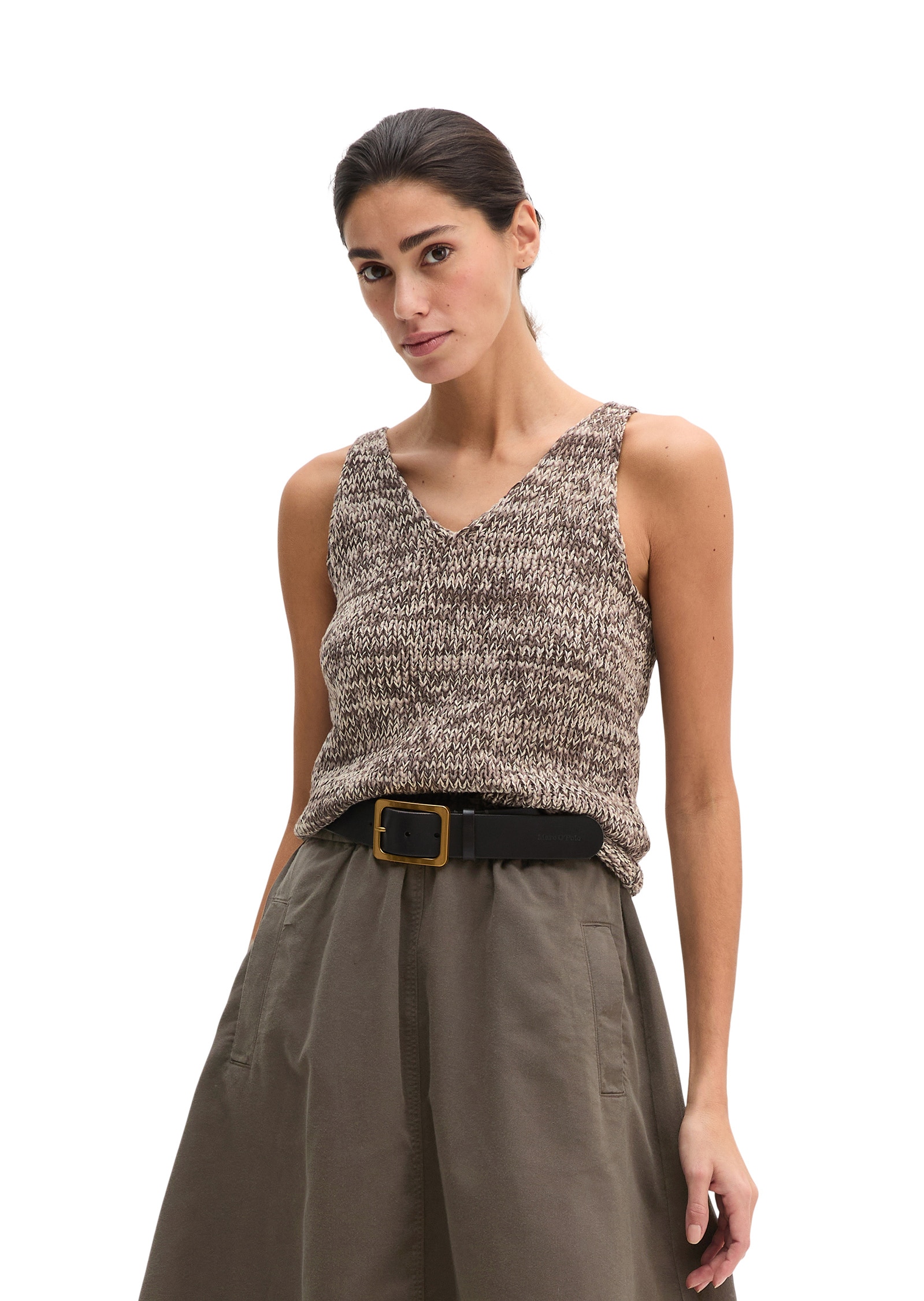 Marc OPolo Kurzarmpullover "aus Bändchengarn" günstig online kaufen