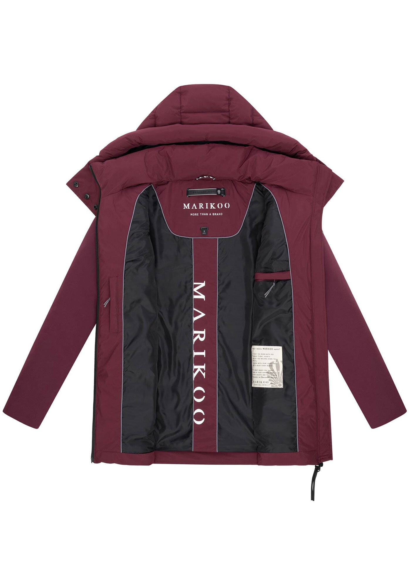 Marikoo Winterjacke »Tivaa«, Feminine Silhouette
