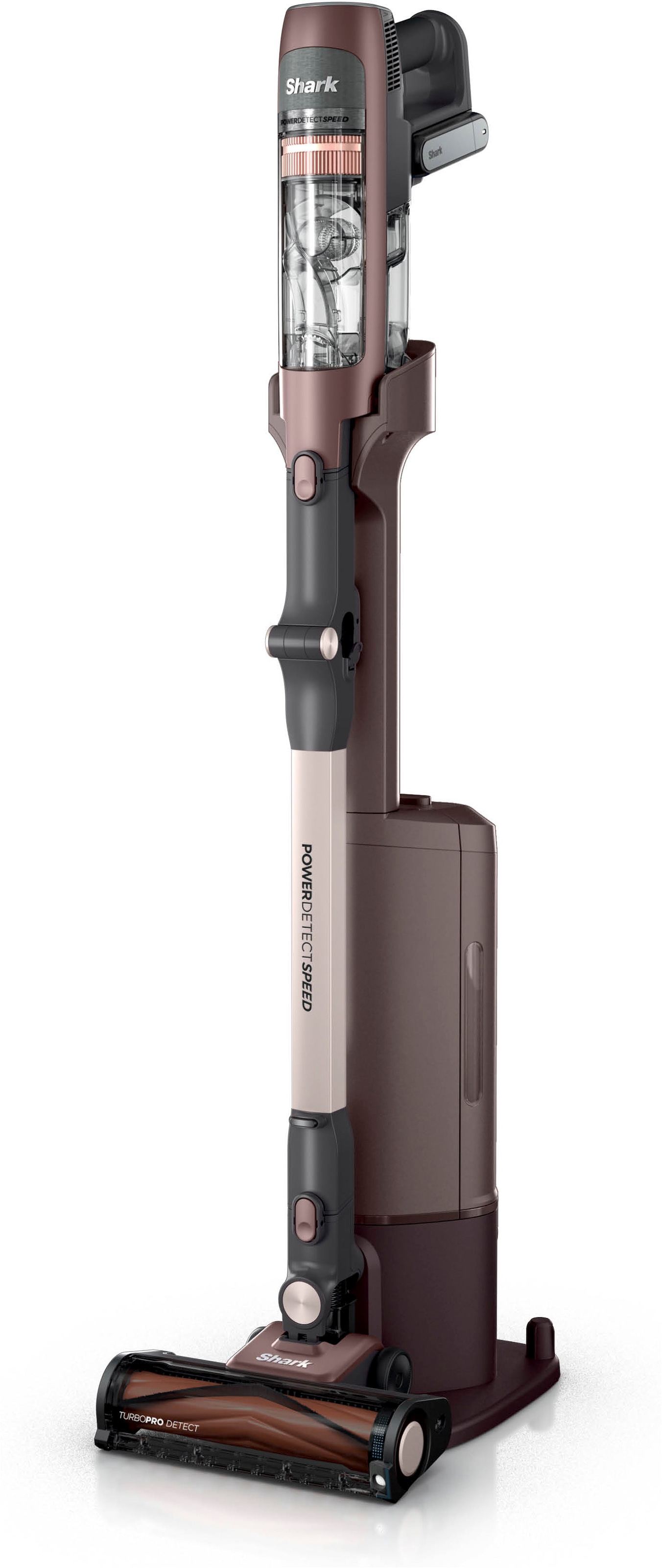 Shark Staubsauger-Akku »Shark PowerDetect Speed Luxe Collection Clean & Empty« 3.750 mAh 18,0 4 POWERDETECT-TECHNOLOGIEN, Selbstentleerende Ladestation: