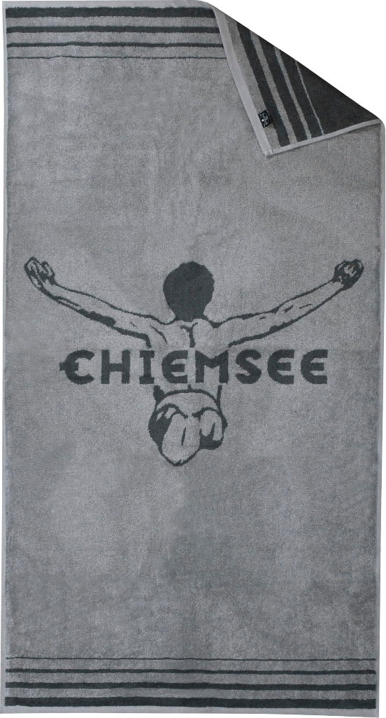 Chiemsee Duschtücher »Miami«, (2 St.), Chiemsee Logo