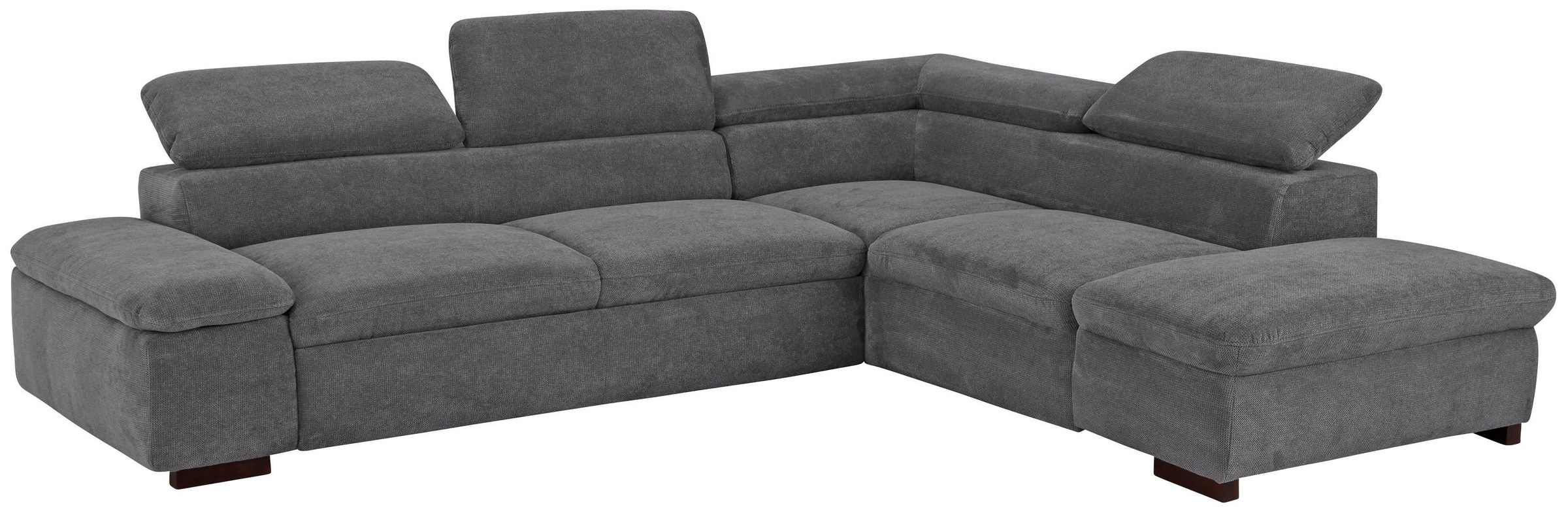 Home affaire Ecksofa »Alberto L-Form«, mit Kopfteilverstellung, wahlweise mit Bettfunktion