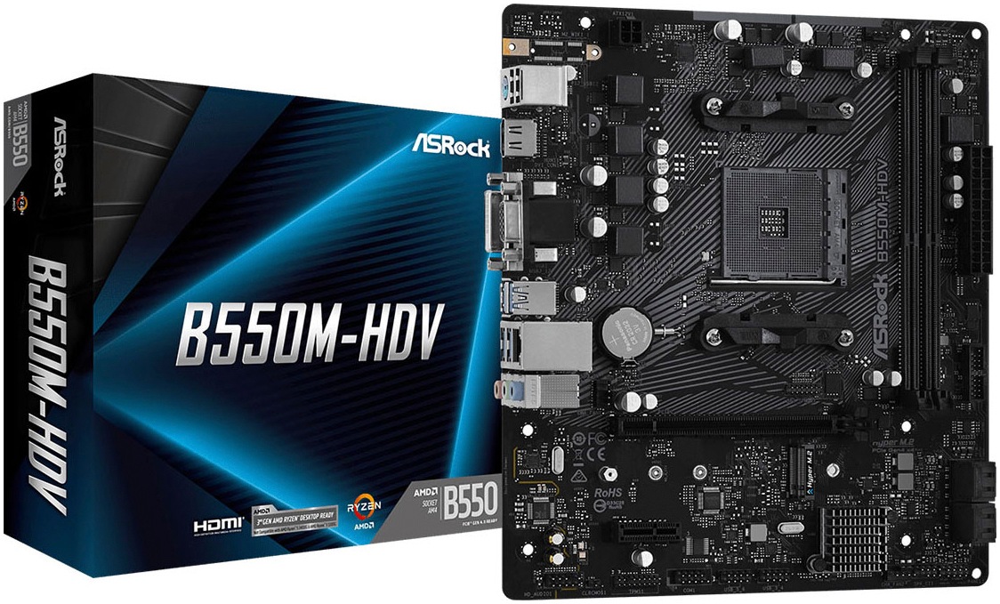Asrock Mainboard »B550M-HDV«
