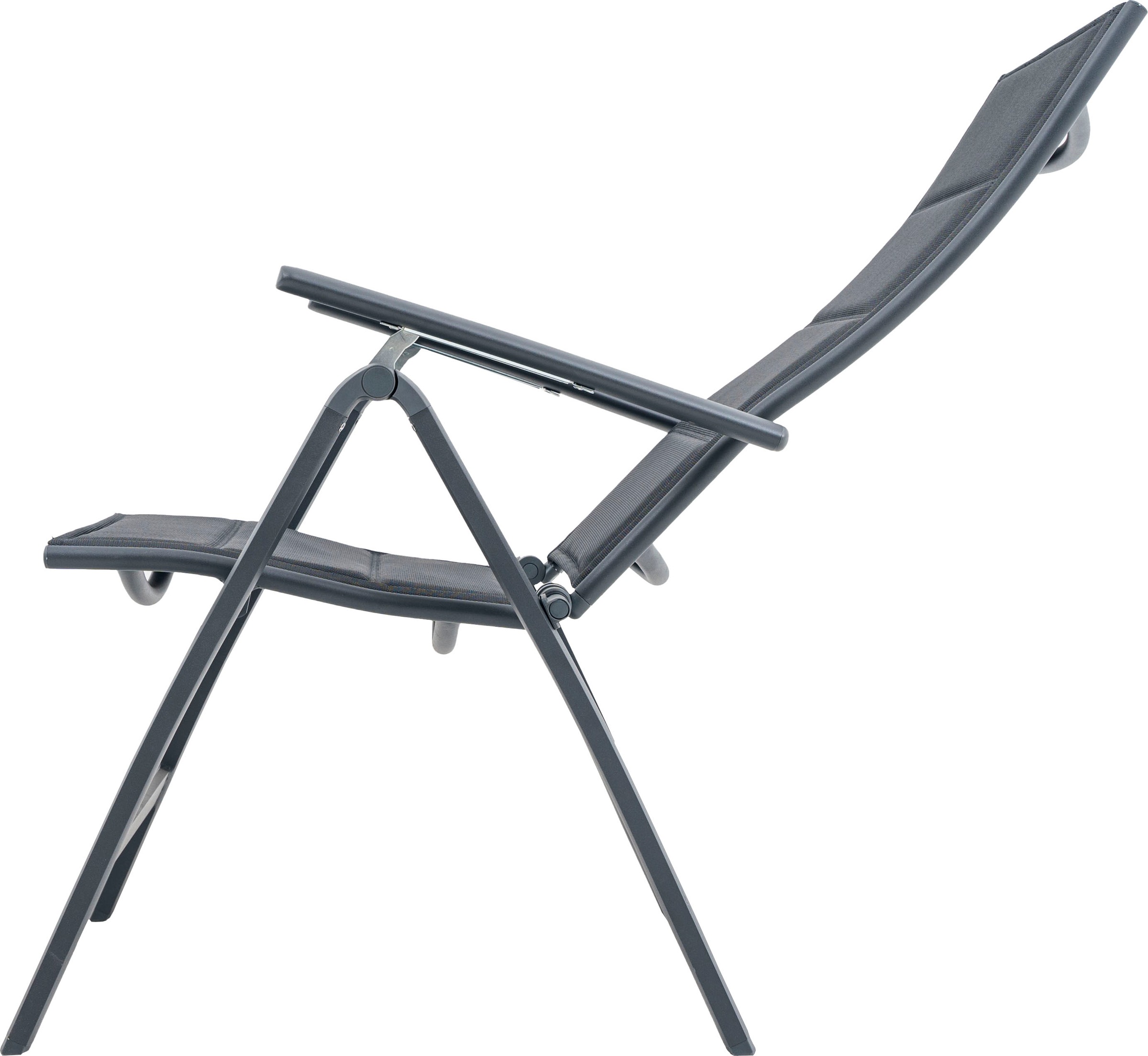 KONIFERA Garten-Essgruppe »»Carini««, (Set, 9 tlg., 8x Sessel, Tisch ausziehbar 90x184-224x75 cm), Aluminium/ Textilgewebe