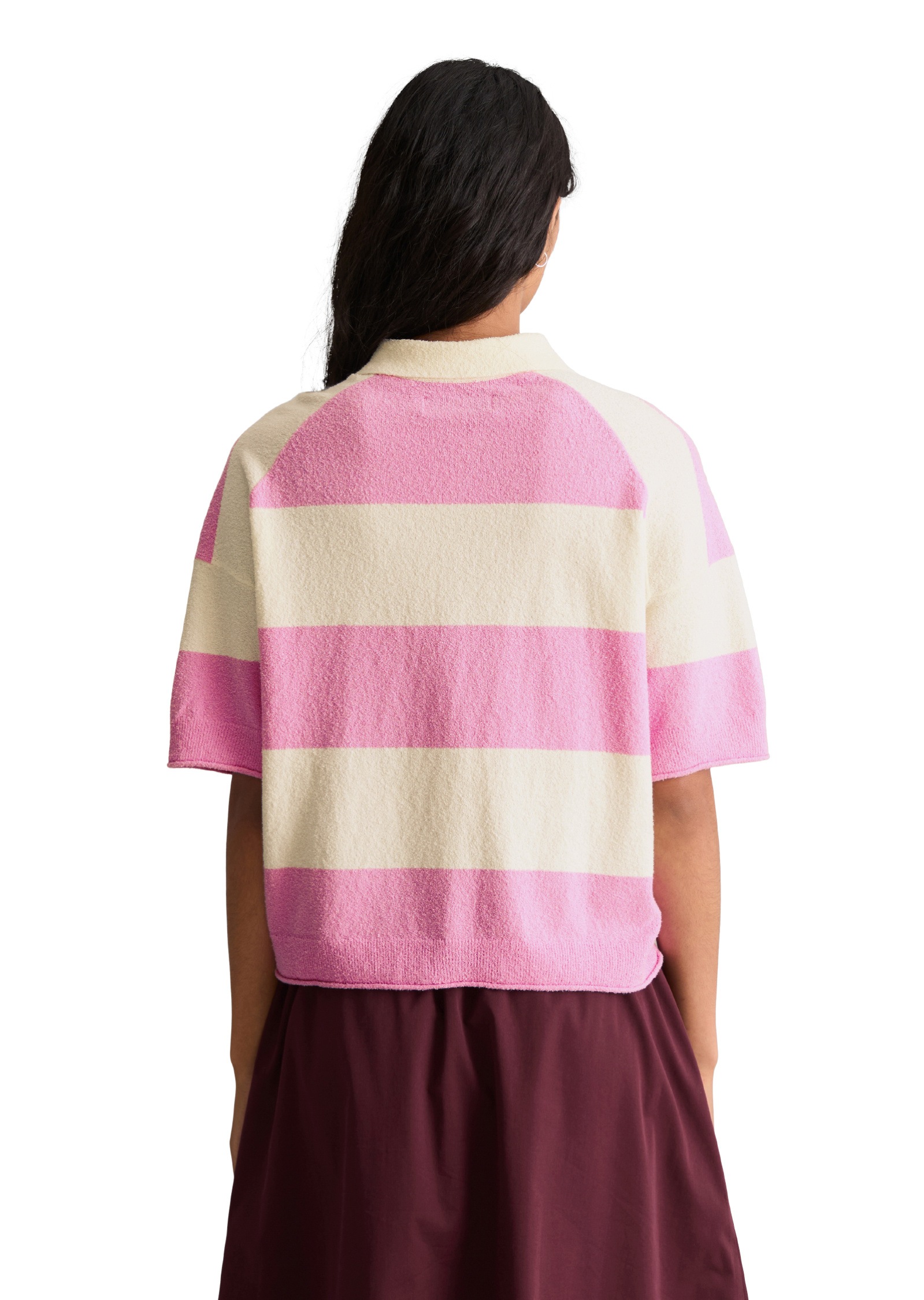 Marc O'Polo DENIM Poloshirt »aus Crinkled Organic Cotton-Mix«