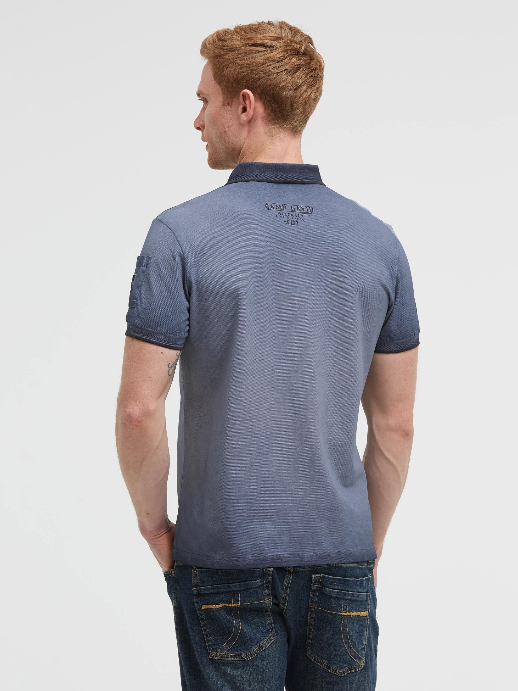 CAMP DAVID Poloshirt aus Baumwolle