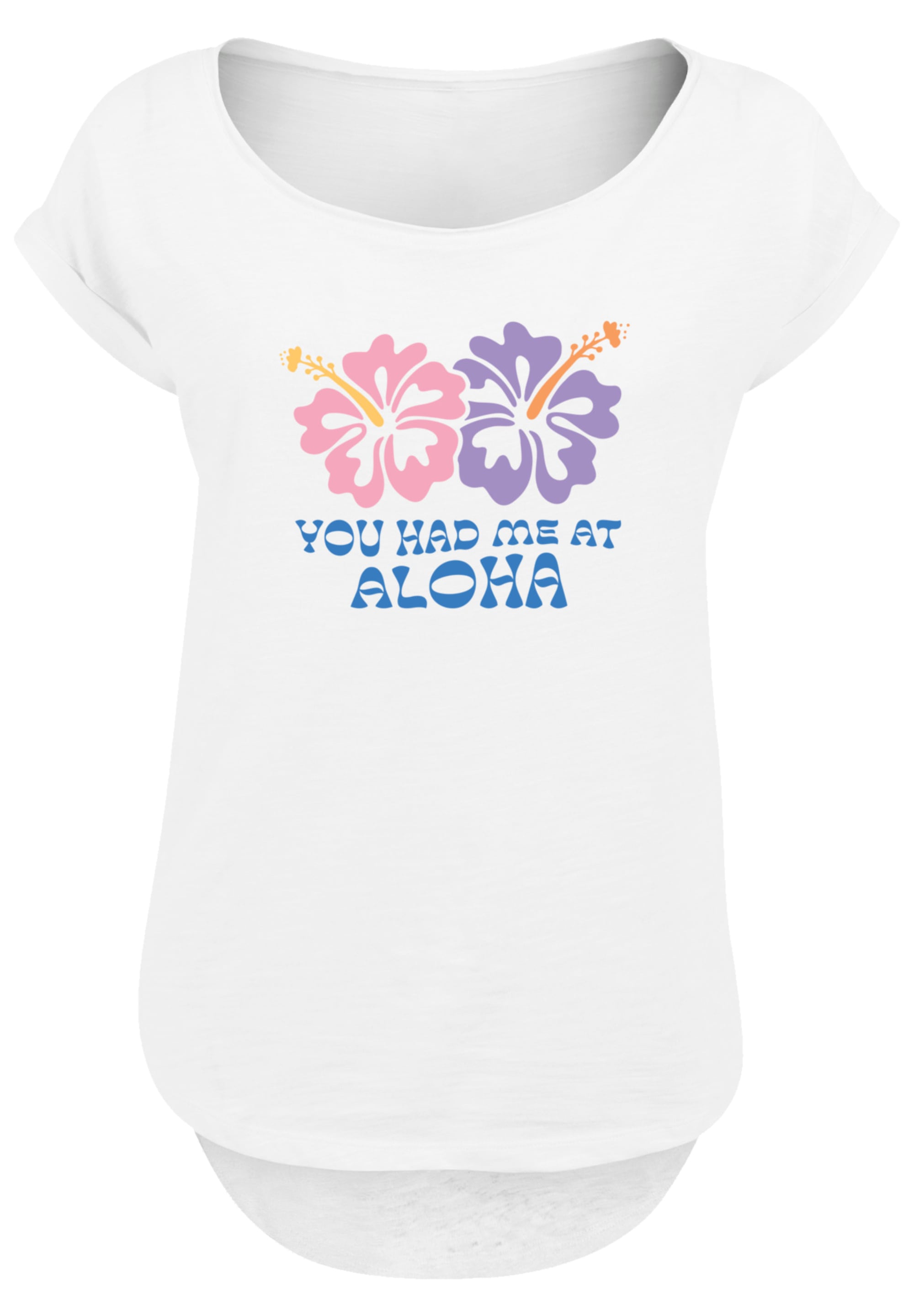 F4NT4STIC T-Shirt »You had me at Aloha«, Premium Qualität