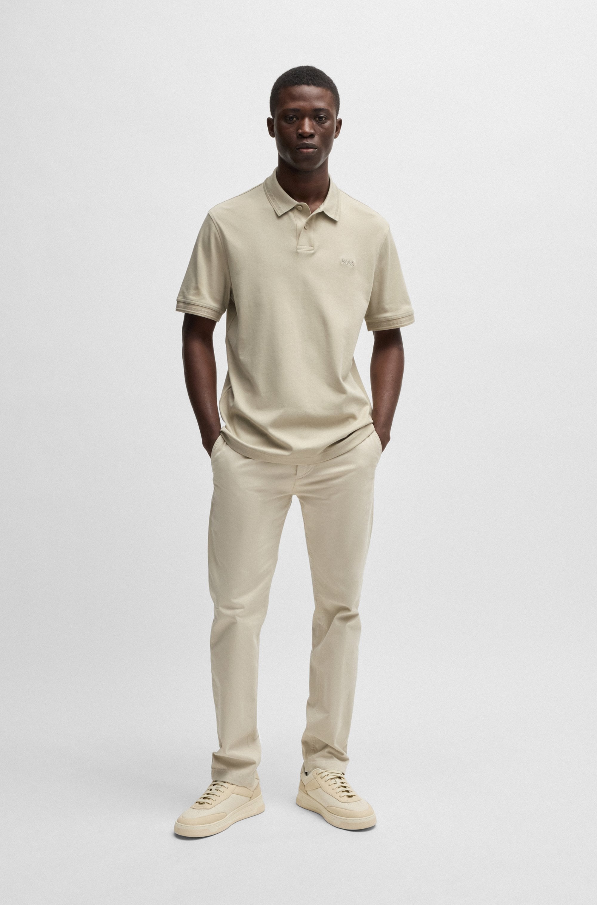 BOSS ORANGE Poloshirt »Pe_Interlock«, mit Polokragen